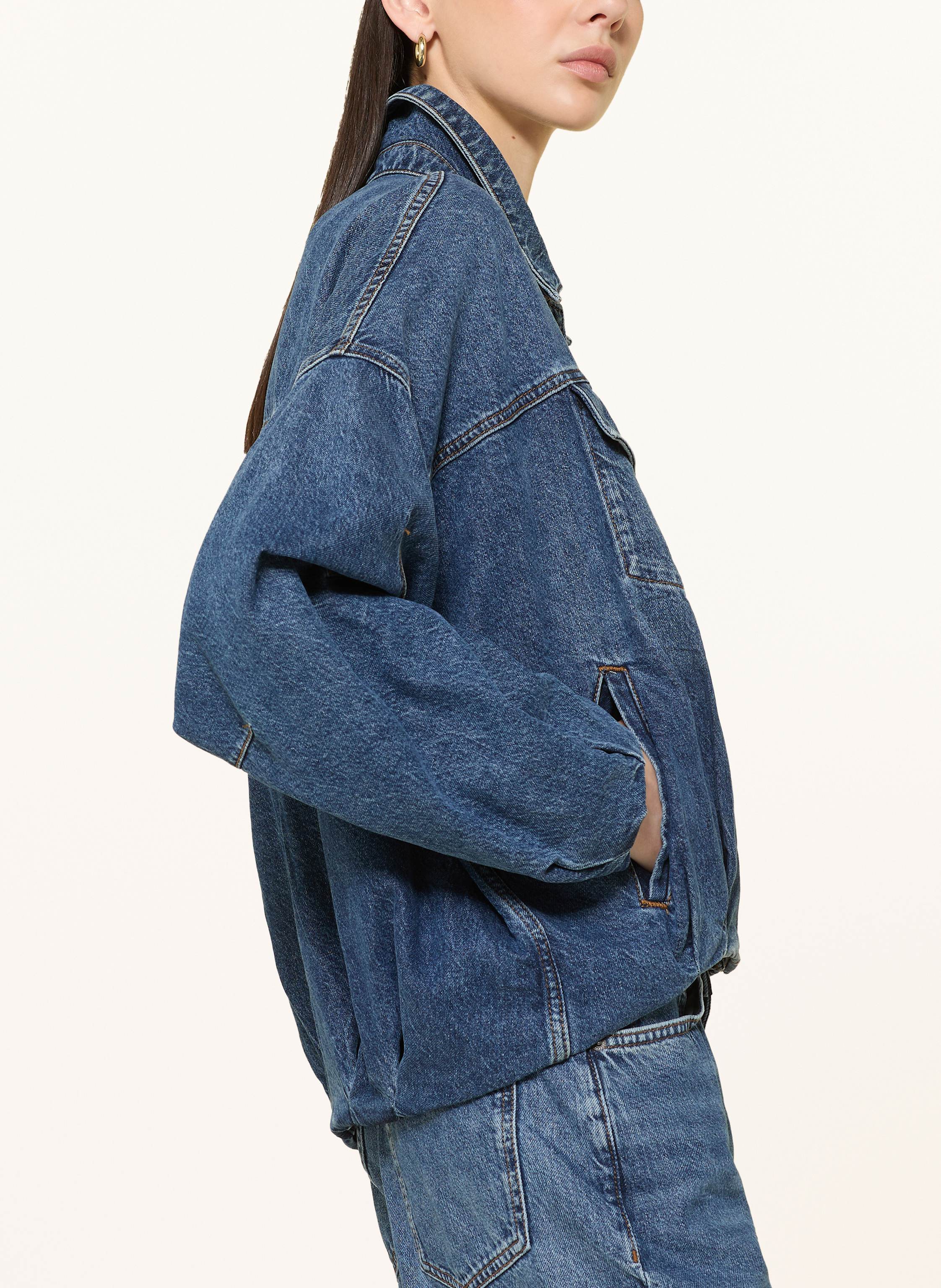 Thumbnail - Drykorn Jeansjacke Blaxton blau