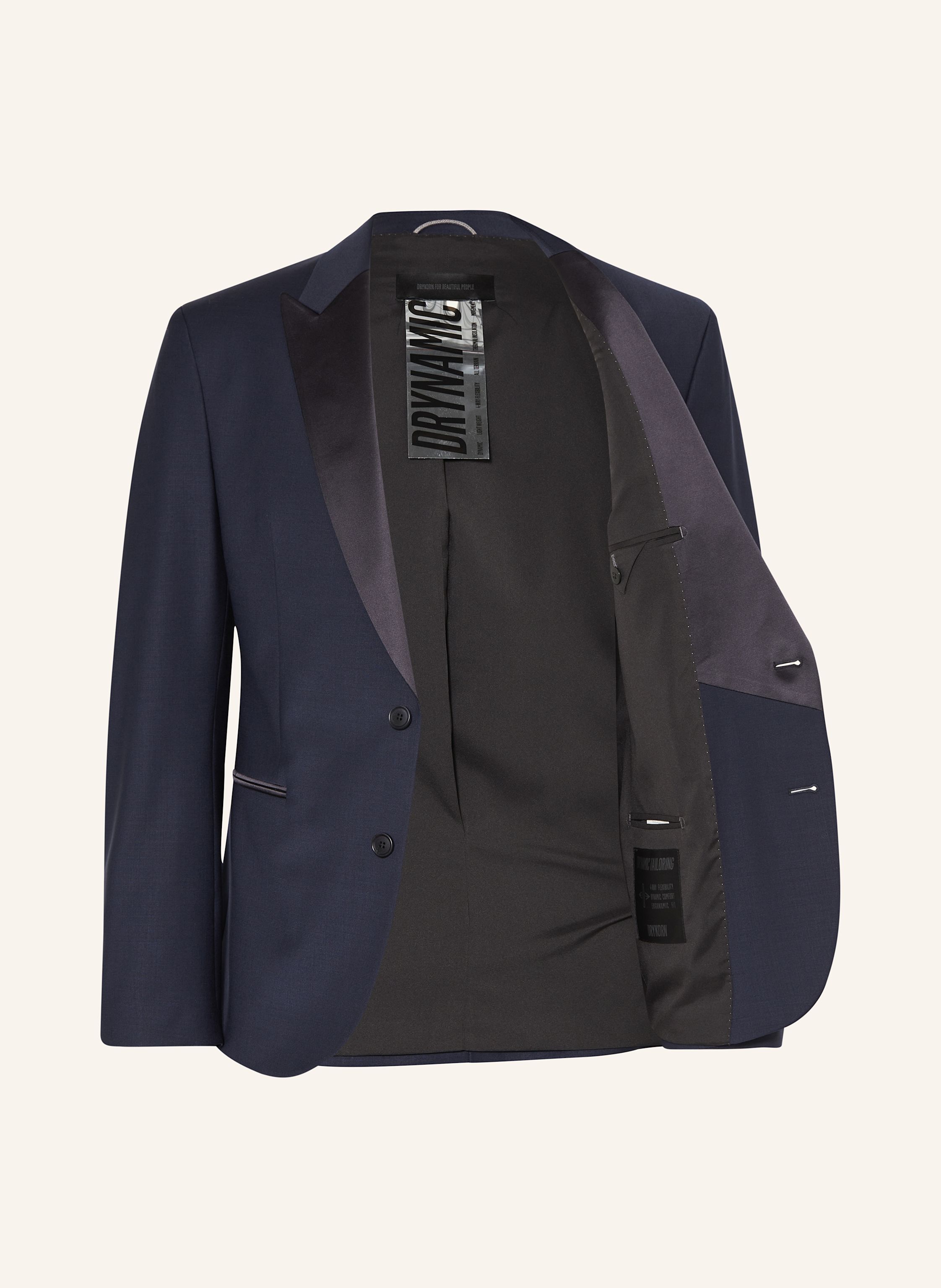 Thumbnail - Drykorn Smoking-Sakko Lorient Slim Fit blau