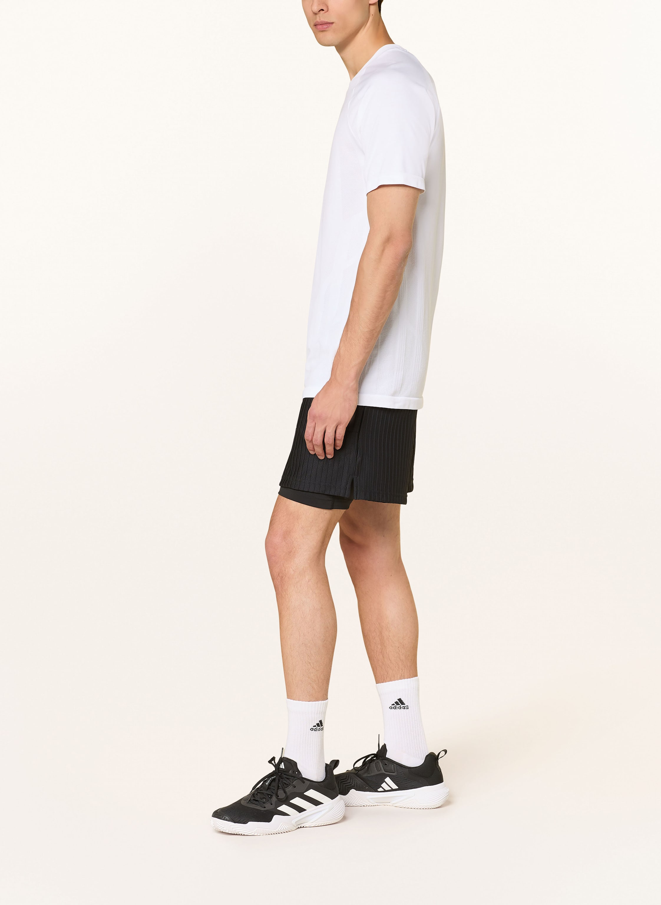 Thumbnail - Adidas 2-In-1-Tennisshorts Tennis Climacool Set schwarz