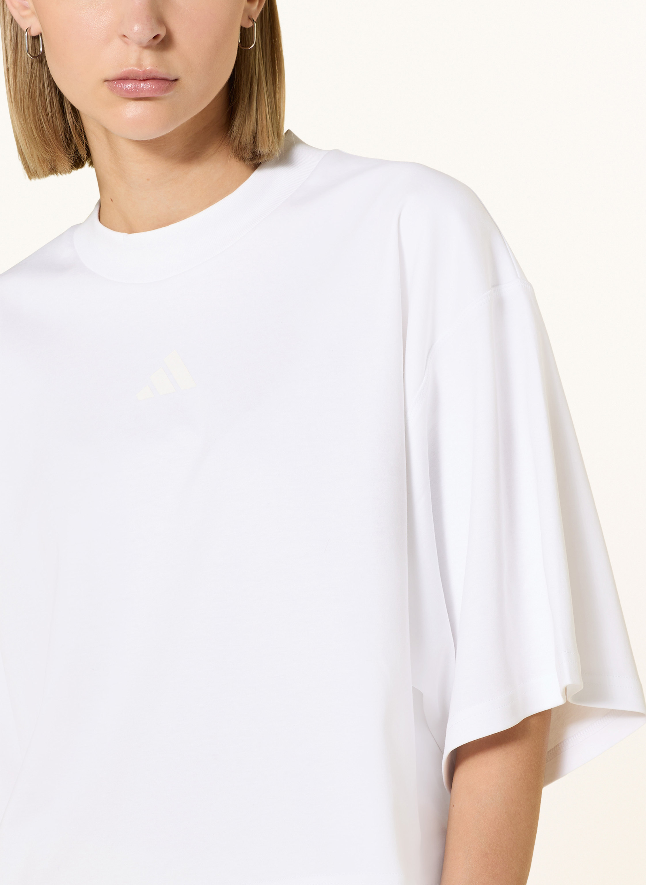 Thumbnail - Adidas Cropped-Shirt City Escape Loose weiss