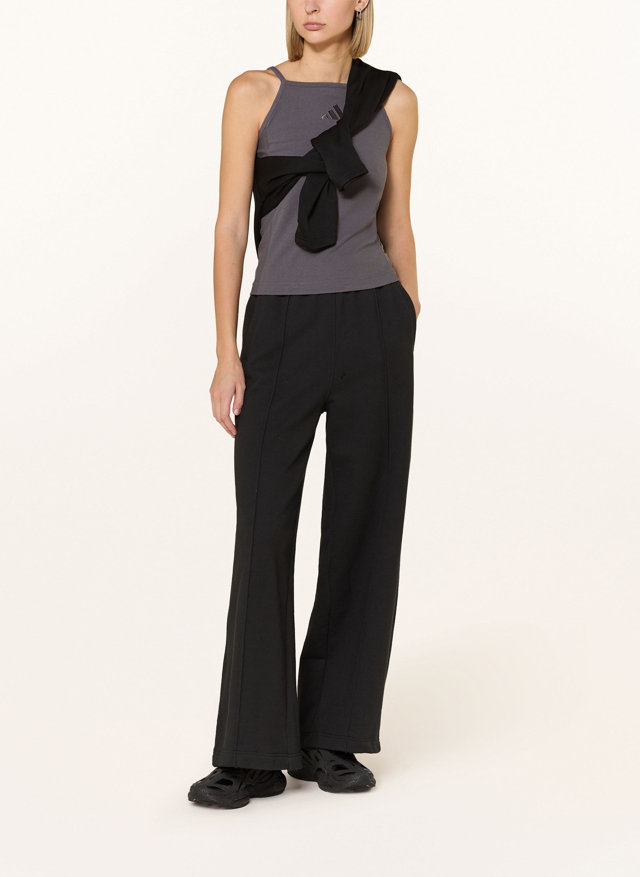 Thumbnail - Adidas Top All Szn Rib braun