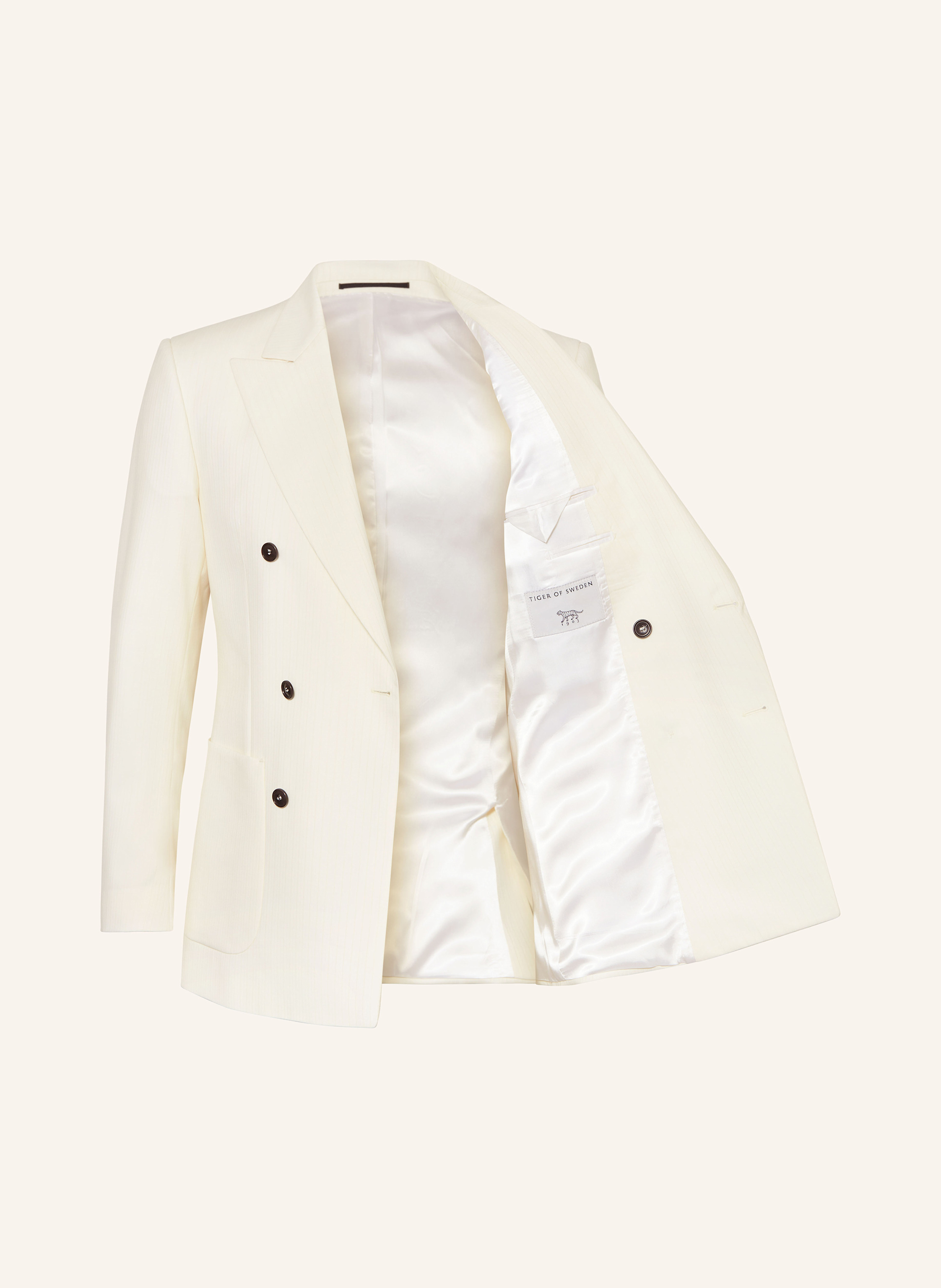 Thumbnail - Tiger Of Sweden Anzugsakko Joachim Regular Fit weiss