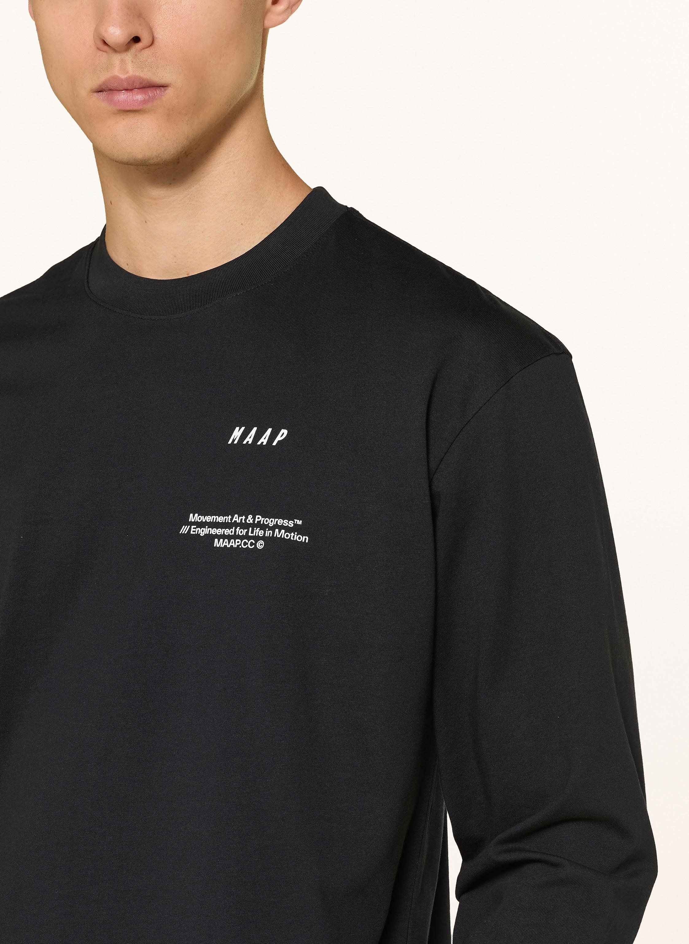 Thumbnail - Maap Longsleeve Essentials Print schwarz