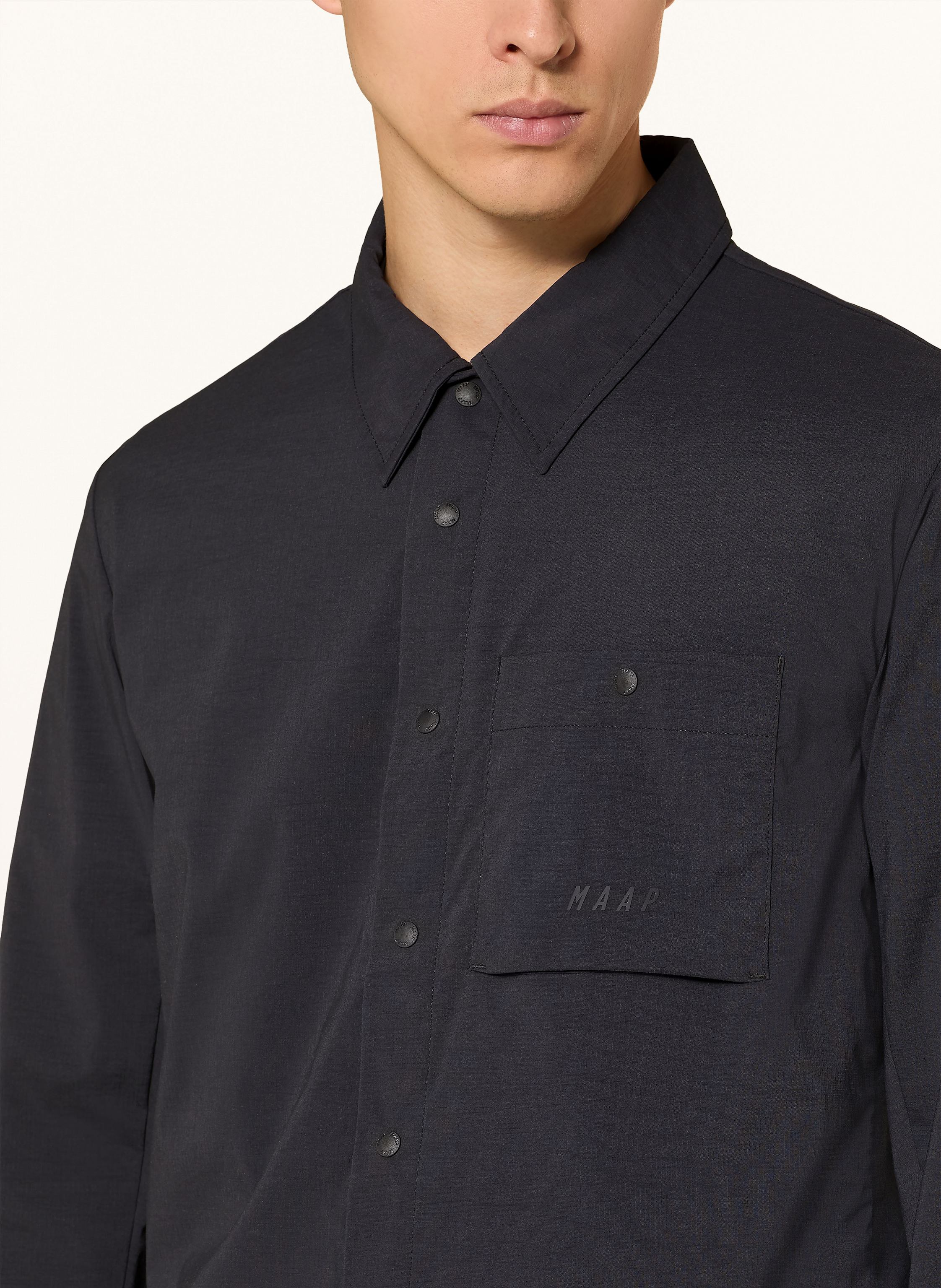 Thumbnail - Maap Overshirt Transit Pocket schwarz