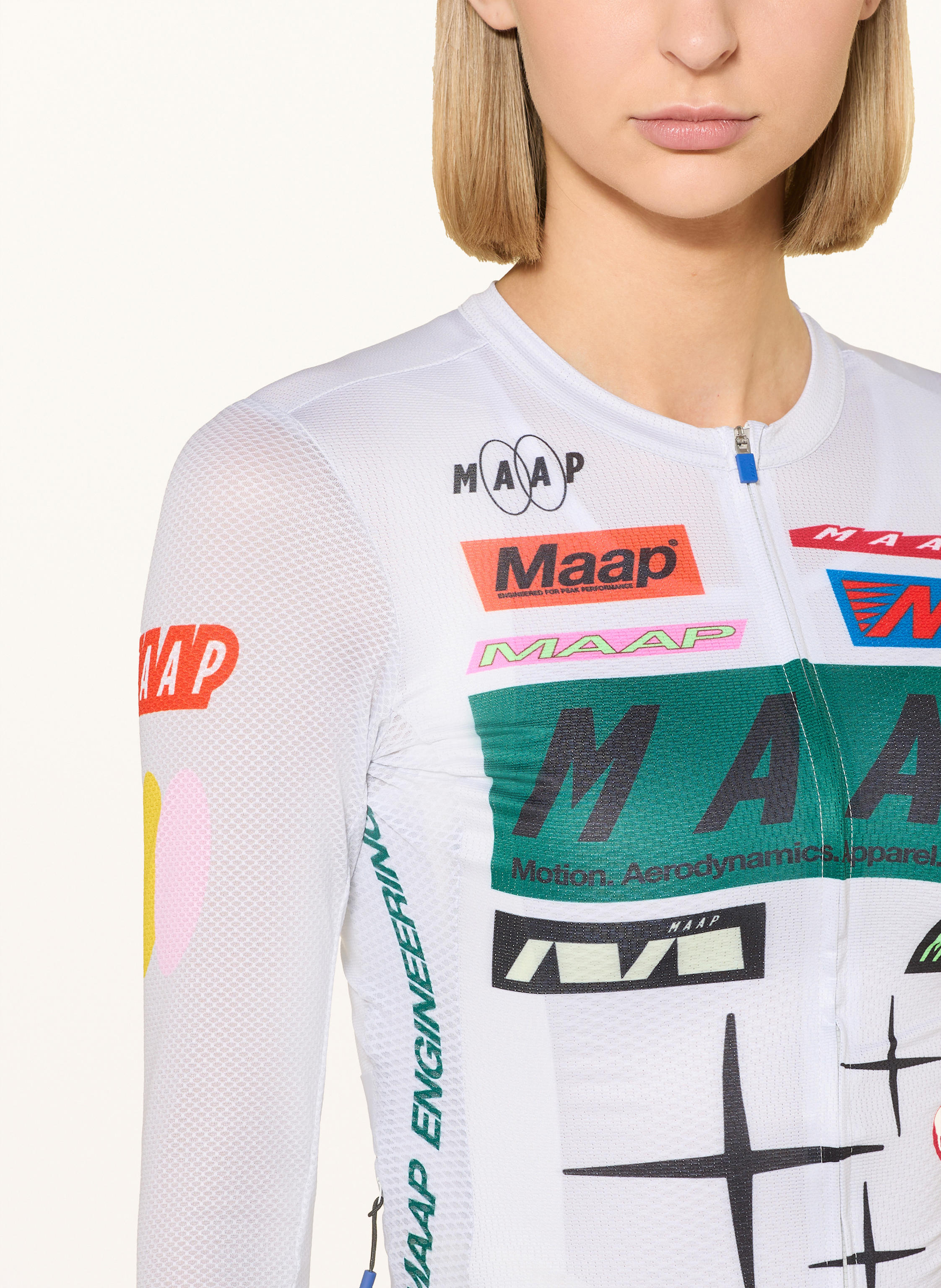 Thumbnail - Maap Radtrikot Drome Pro Air Ls 3.0 weiss
