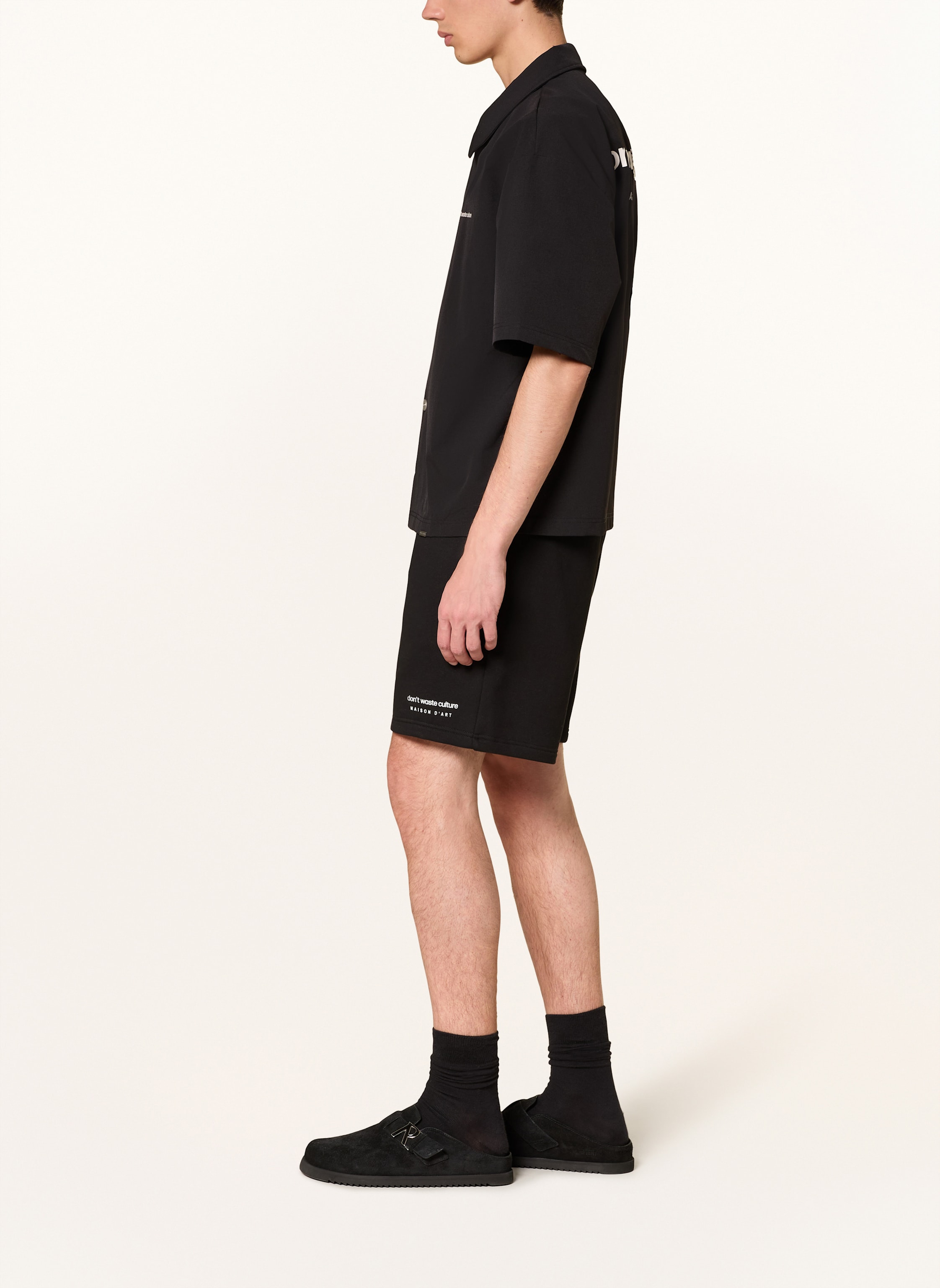 Thumbnail - Don't Waste Culture Sweatshorts Jerr schwarz