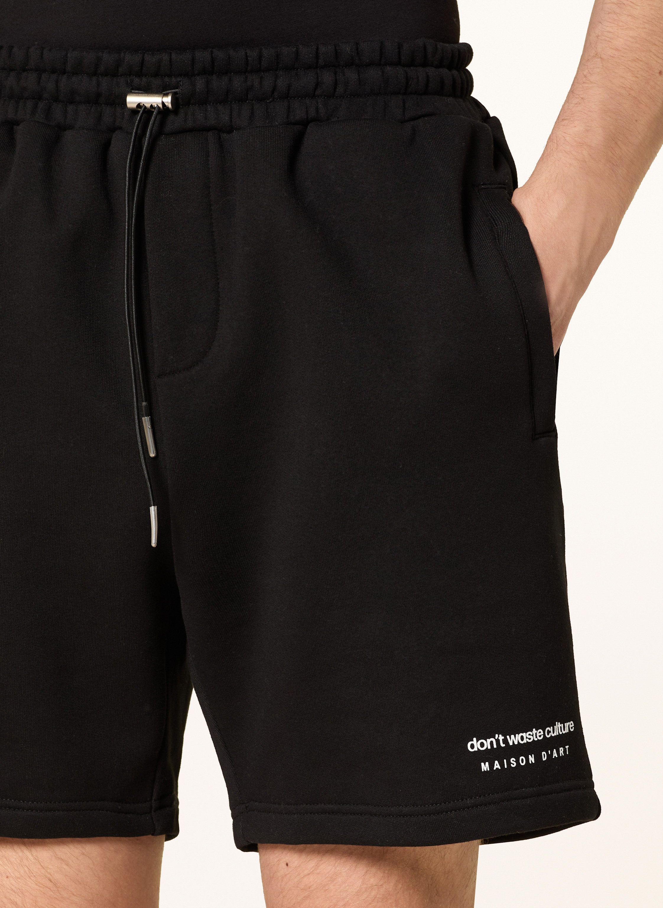 Thumbnail - Don't Waste Culture Sweatshorts Jerr schwarz