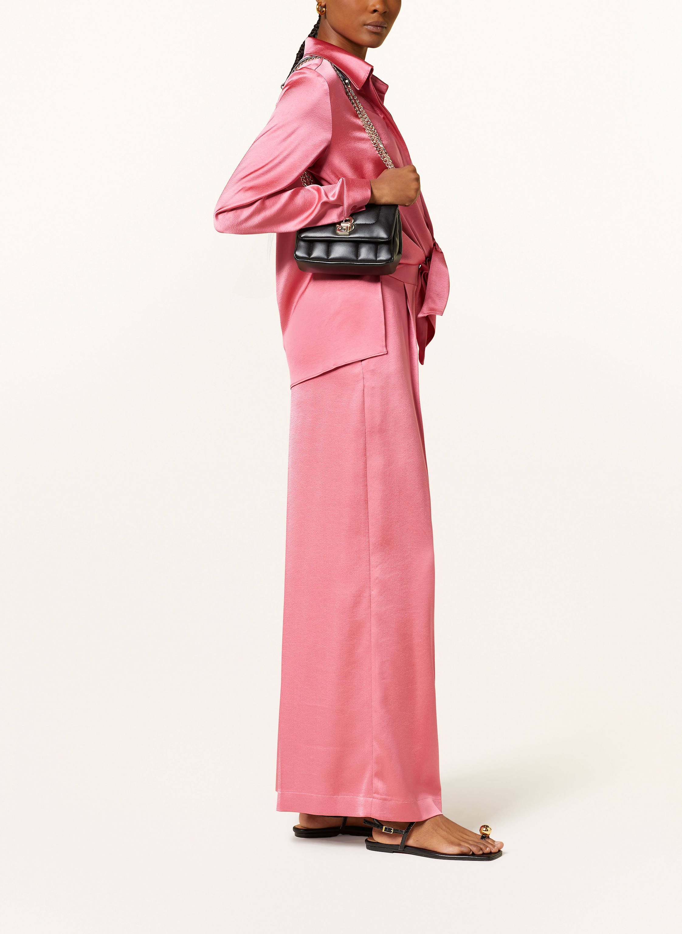 Thumbnail - Riani Maerlenehose Aus Satin pink