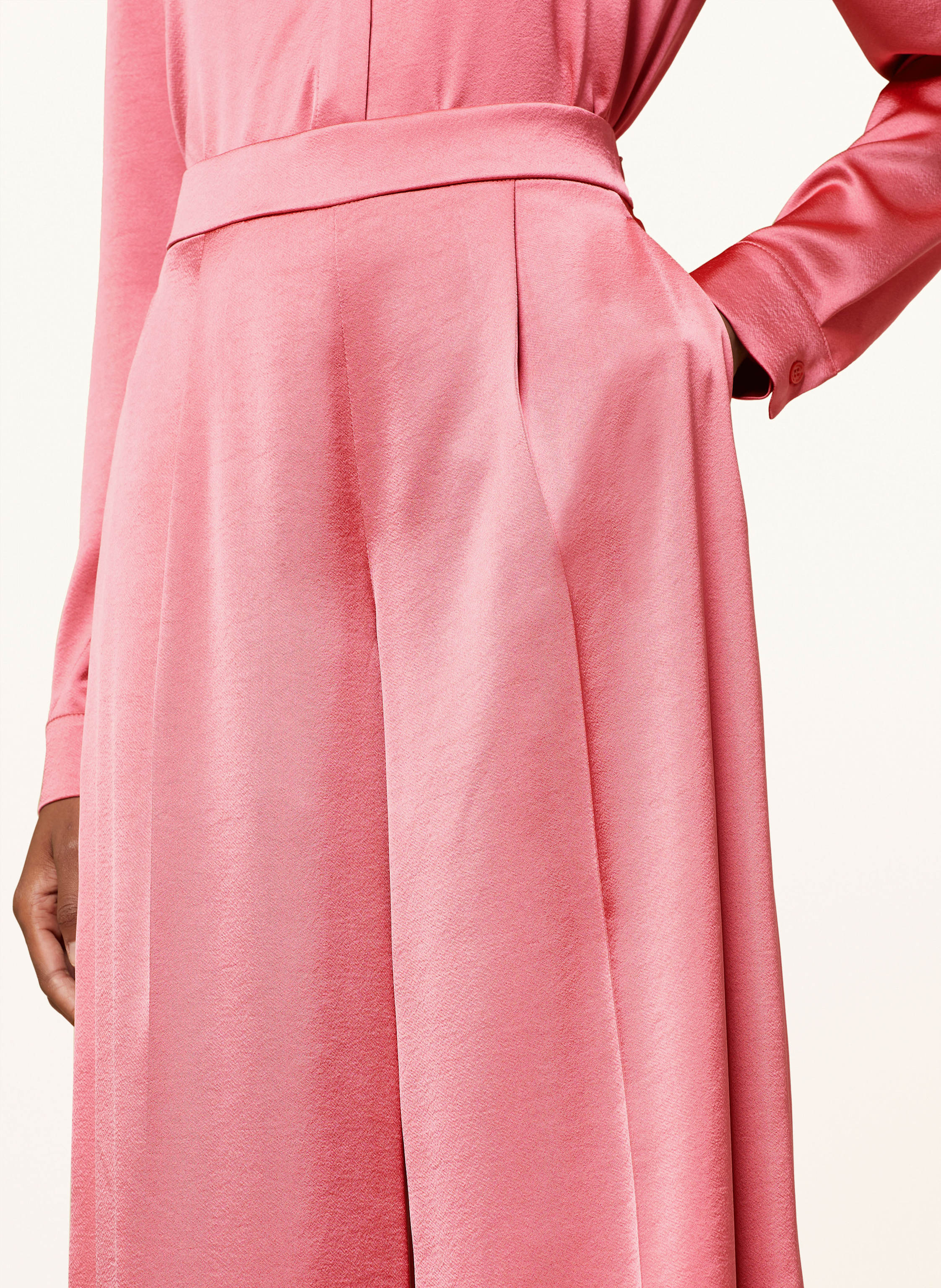 Thumbnail - Riani Maerlenehose Aus Satin pink