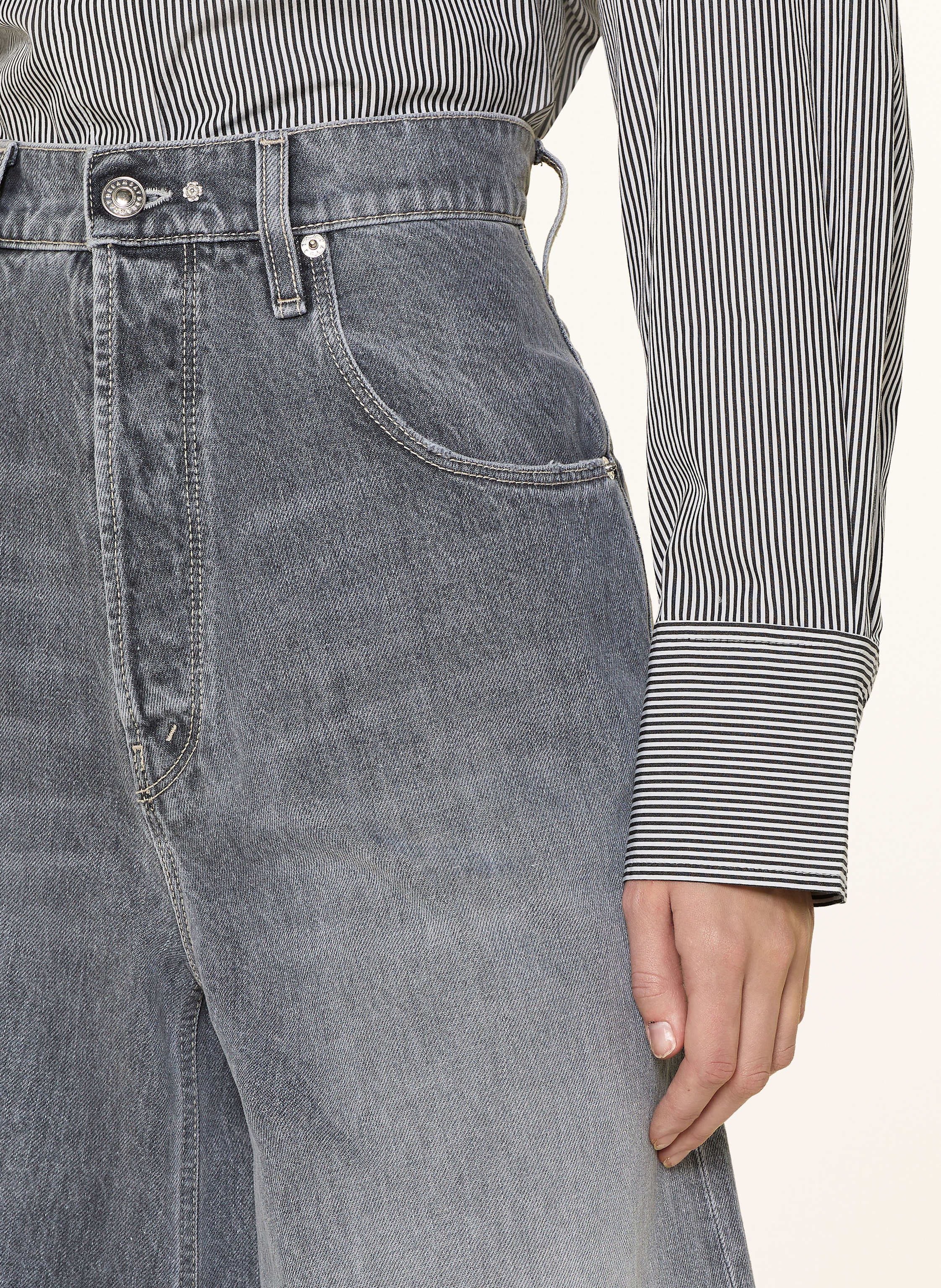 Thumbnail - Mac Daydream Mom Jeans Los Angeles grau