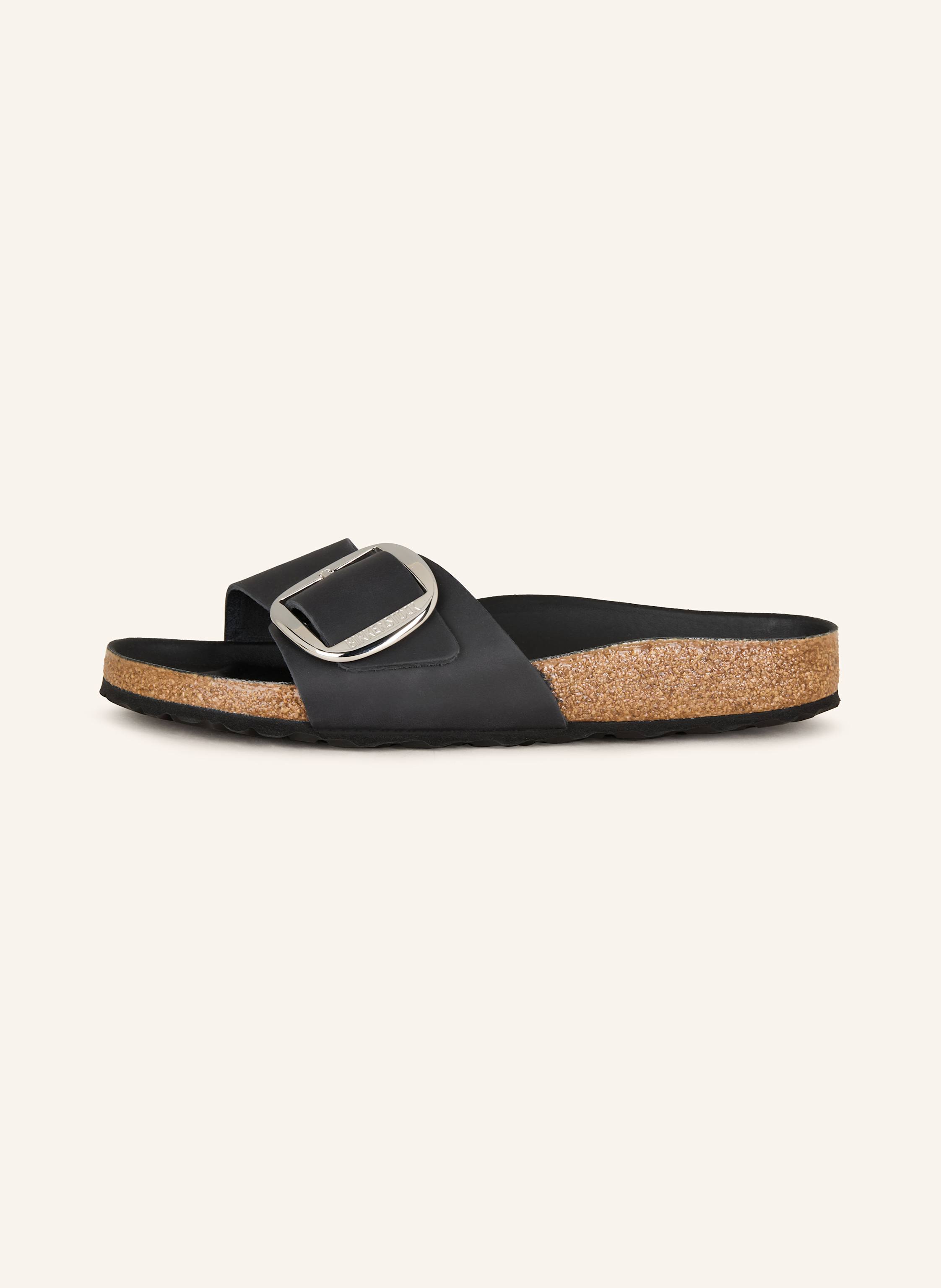 Thumbnail - Birkenstock Pantoletten Madrid Big Buckle schwarz