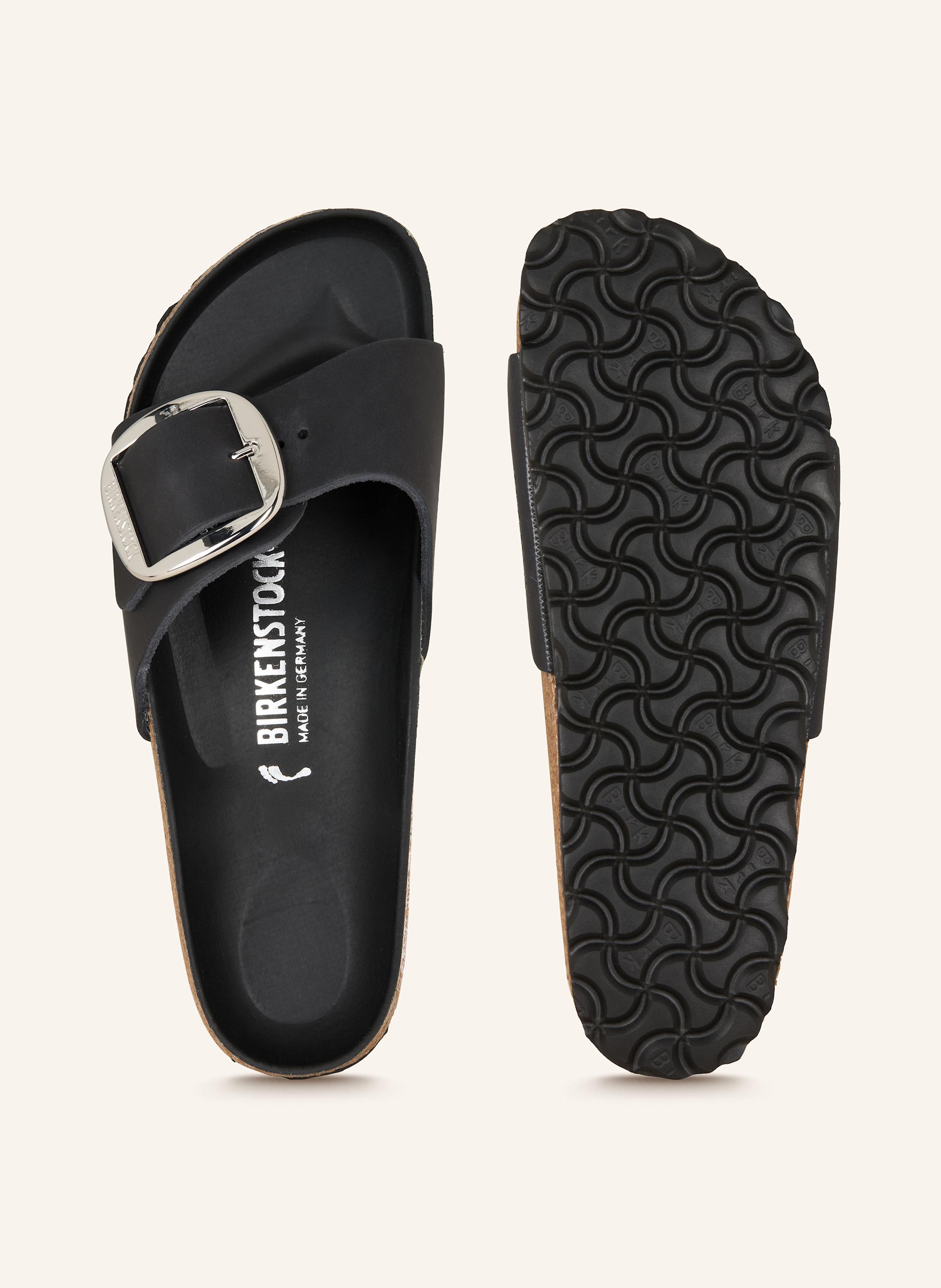 Thumbnail - Birkenstock Pantoletten Madrid Big Buckle schwarz