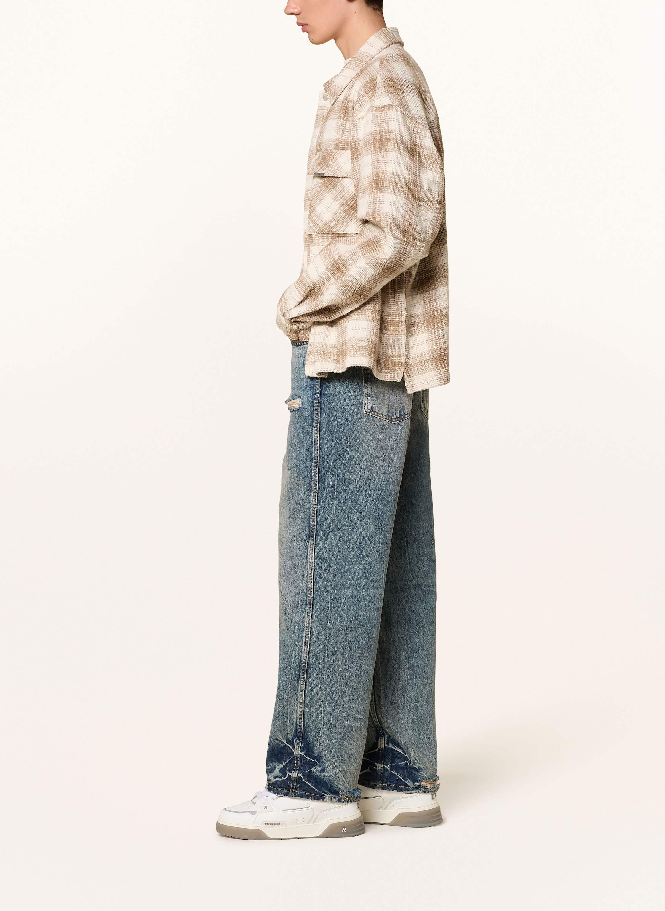 Thumbnail - Represent Destroyed Jeans Baggy Fit blau