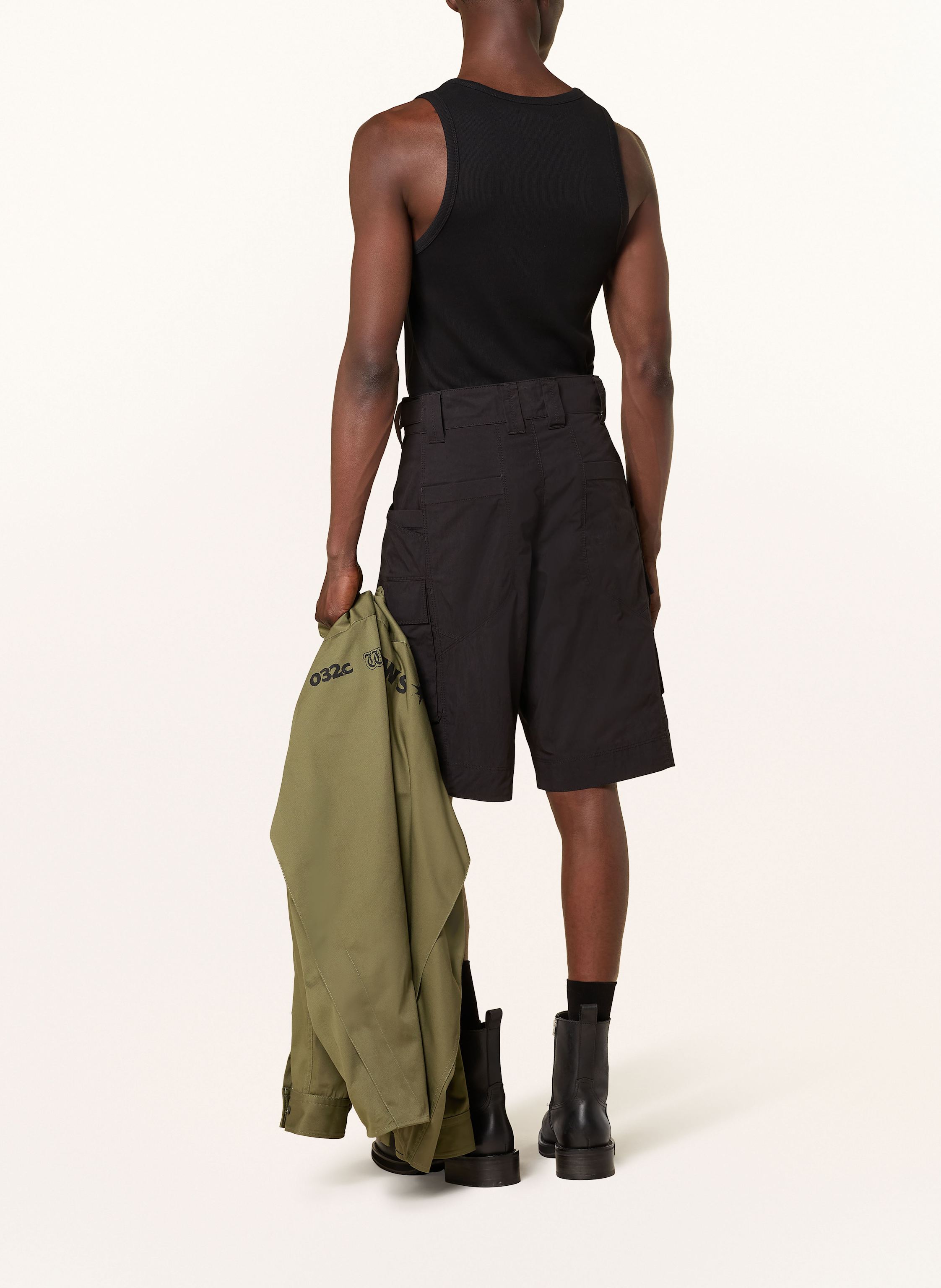 Thumbnail - 032c Cargoshorts Regular Fit schwarz