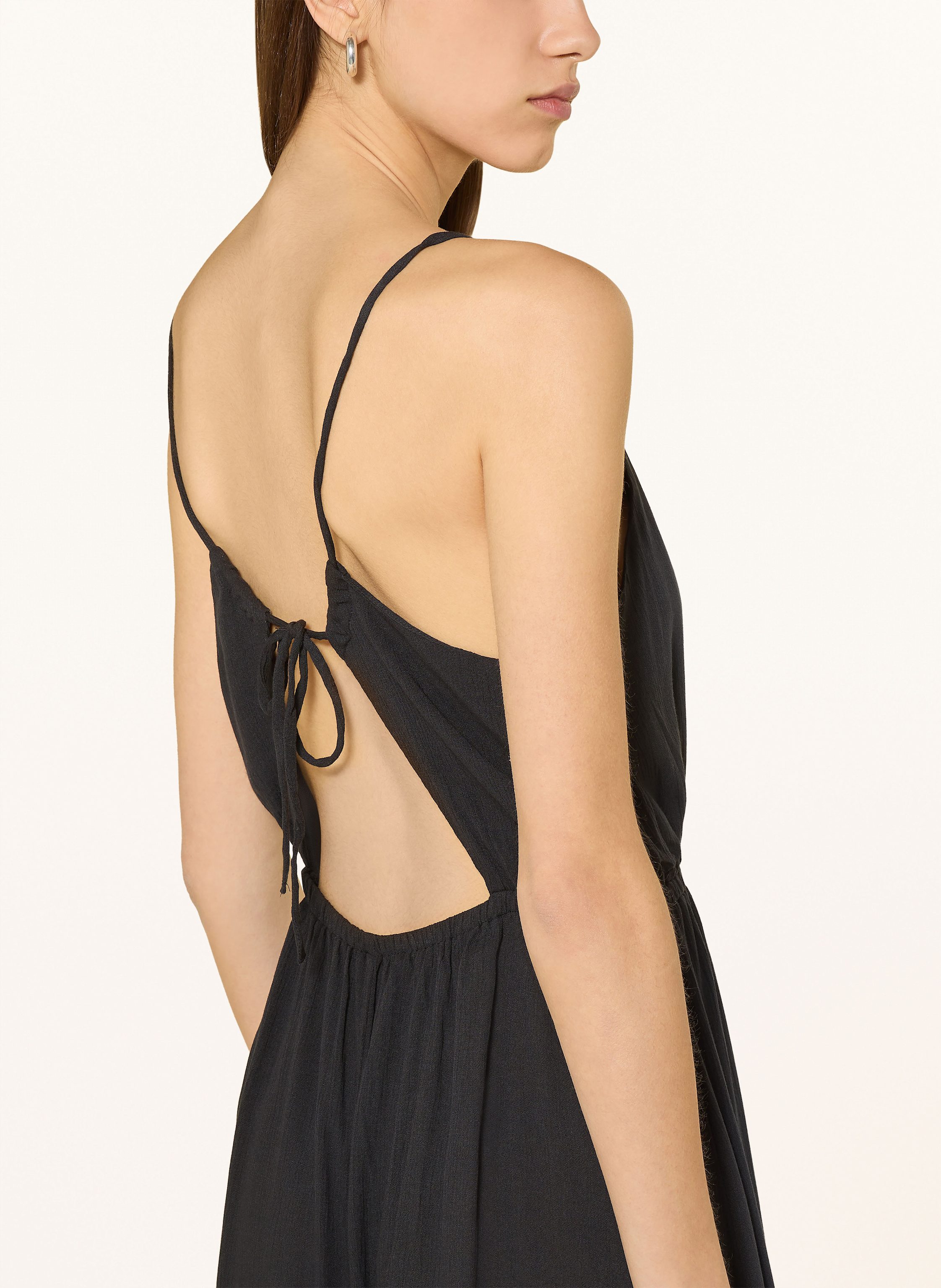 Thumbnail - Ichi Musselinkleid Ihmarrakech schwarz