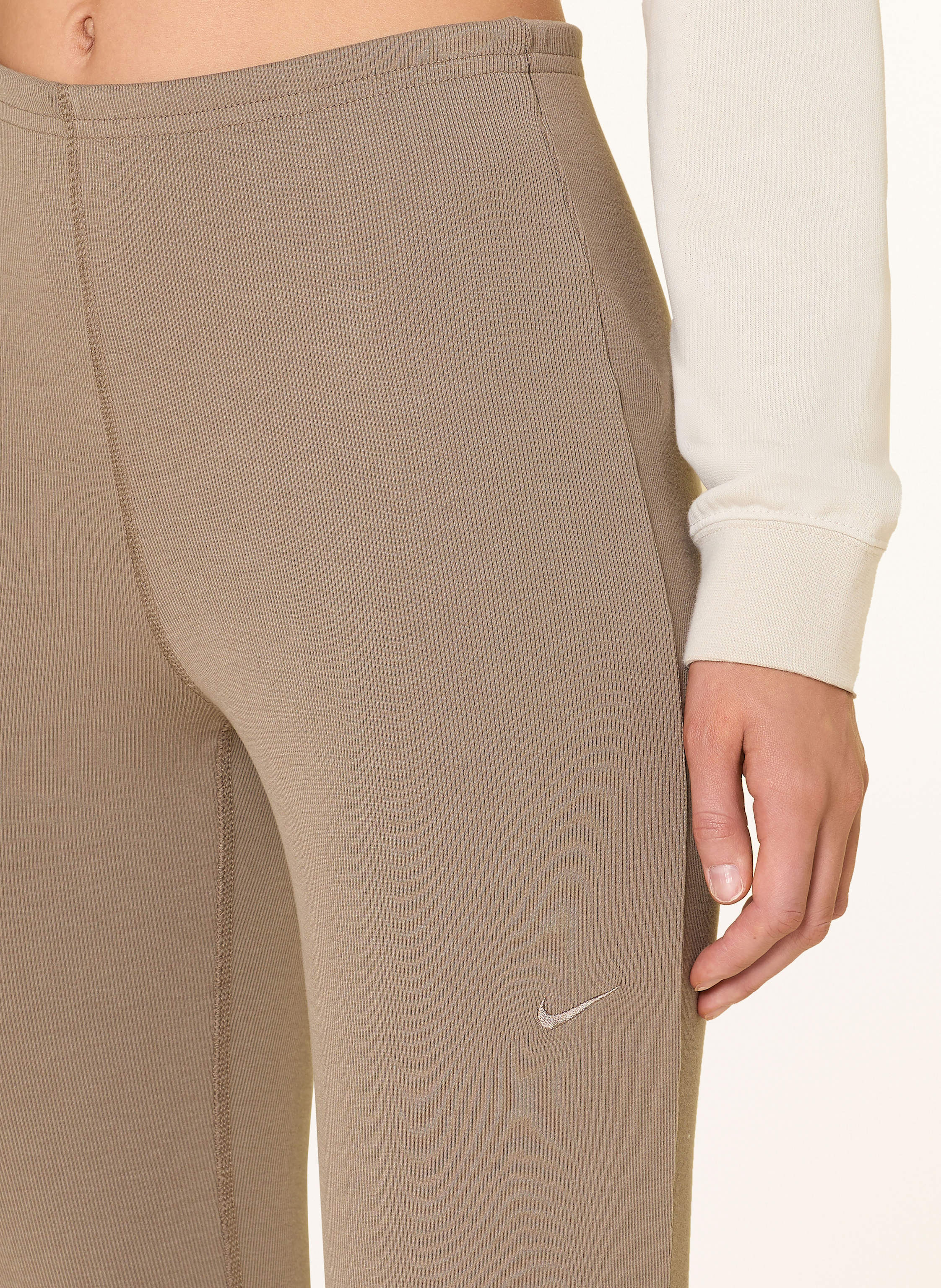 Thumbnail - Nike Leggings Chill Knit braun