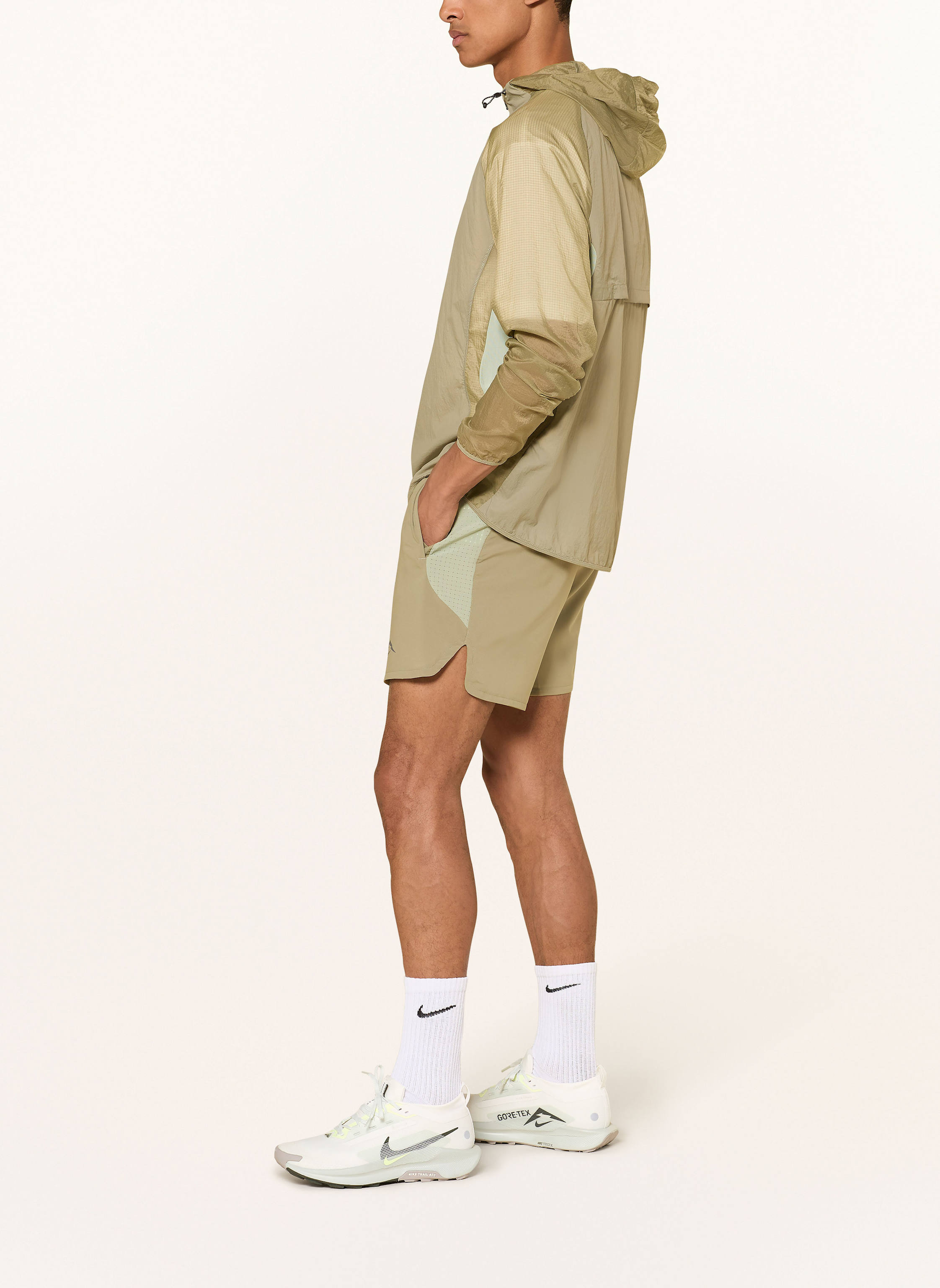Thumbnail - Nike 2-In-1-Laufshorts Trail Brief-Lined grau