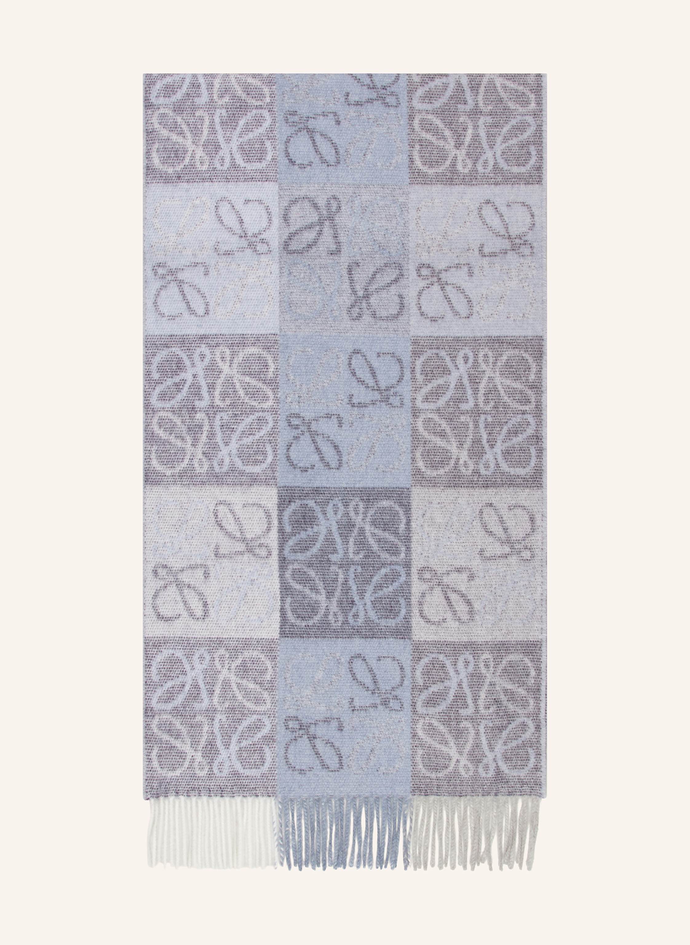 Loewe Loewe Schal blau in 5102 BLUE/WHITE