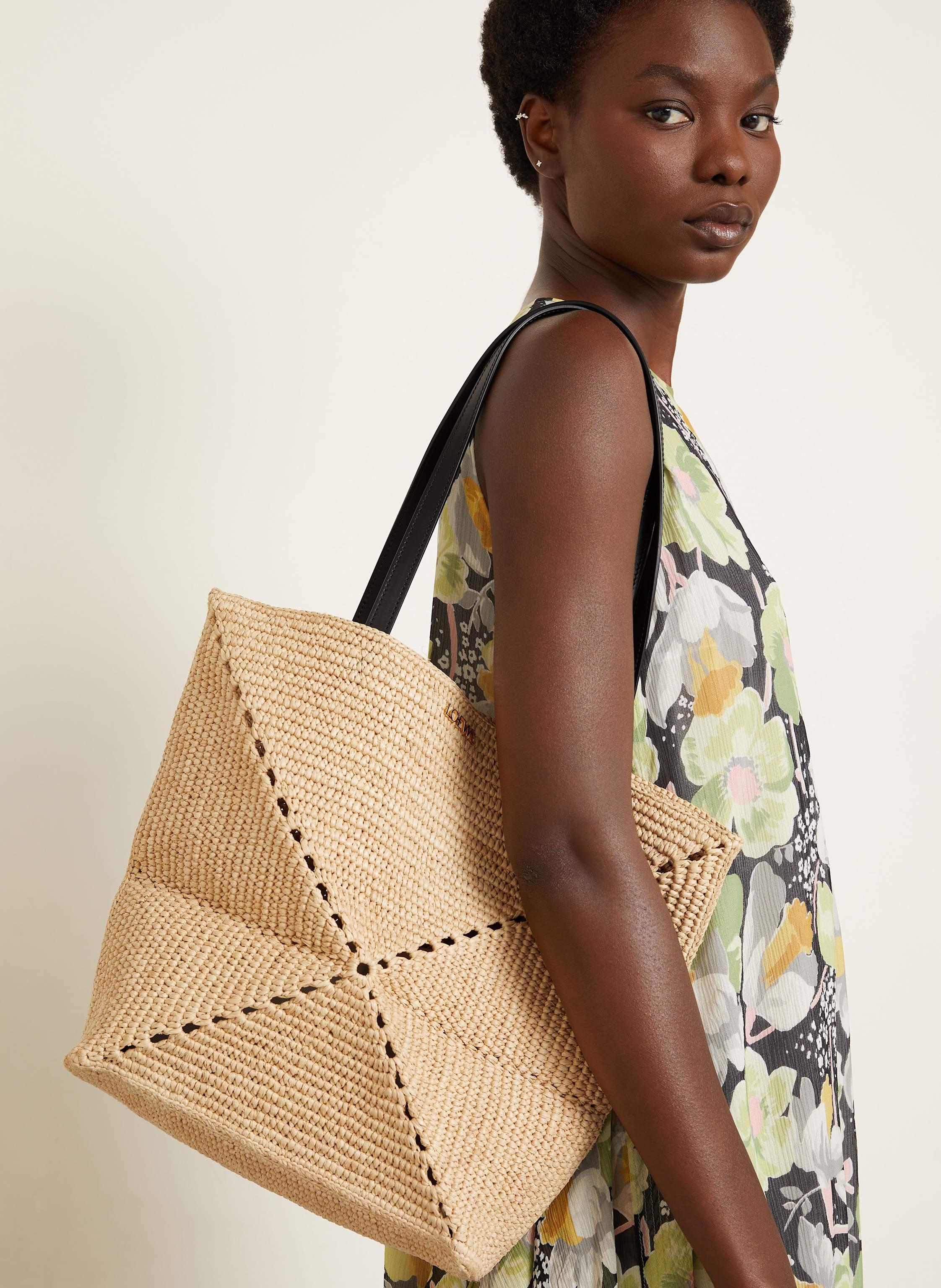 Thumbnail - Loewe Shopper Puzzle Fold Medium beige