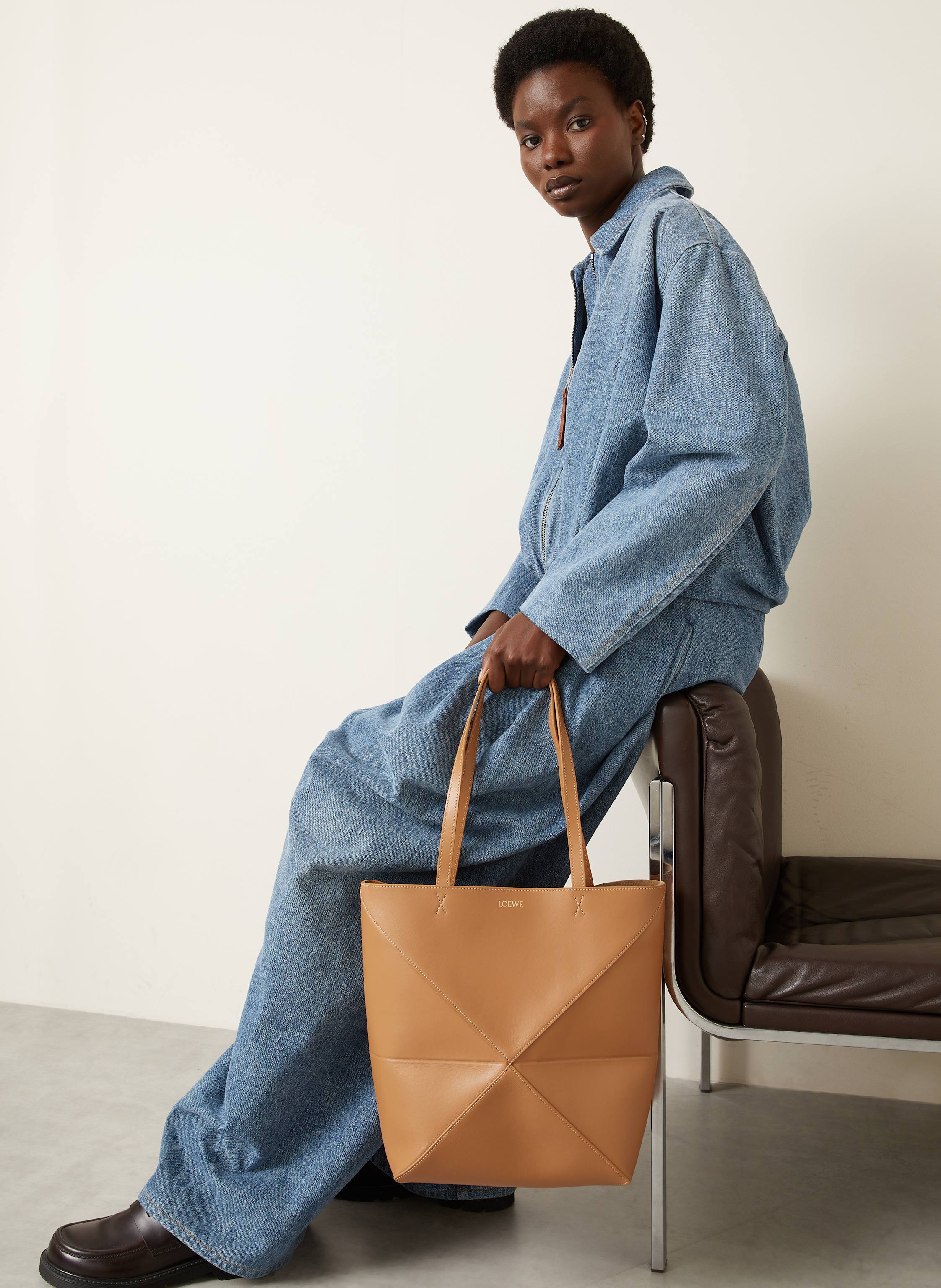 Thumbnail - Loewe Shopper Puzzle Fold beige