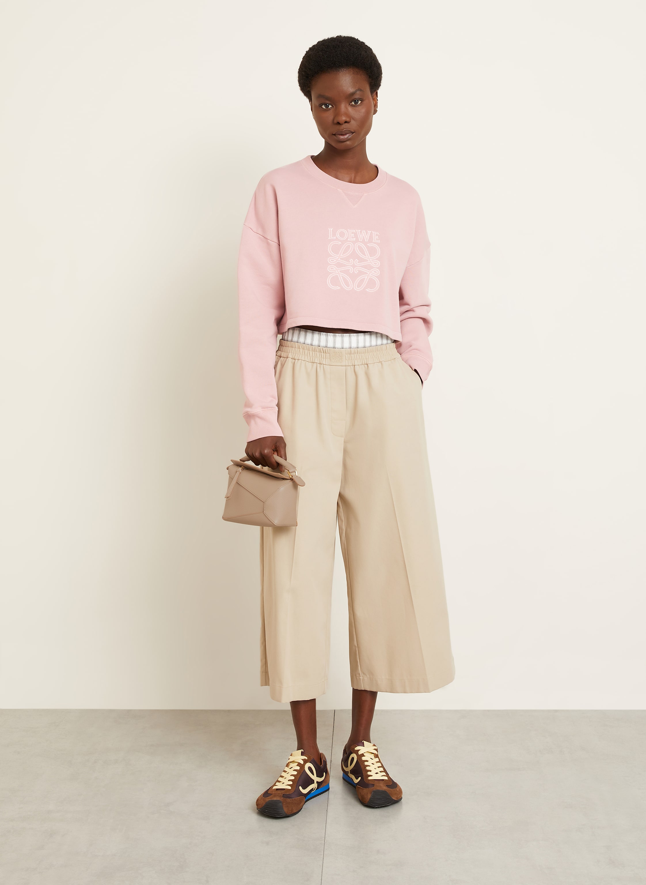 Thumbnail - Loewe Umhängetasche Puzzle Edge Mini beige