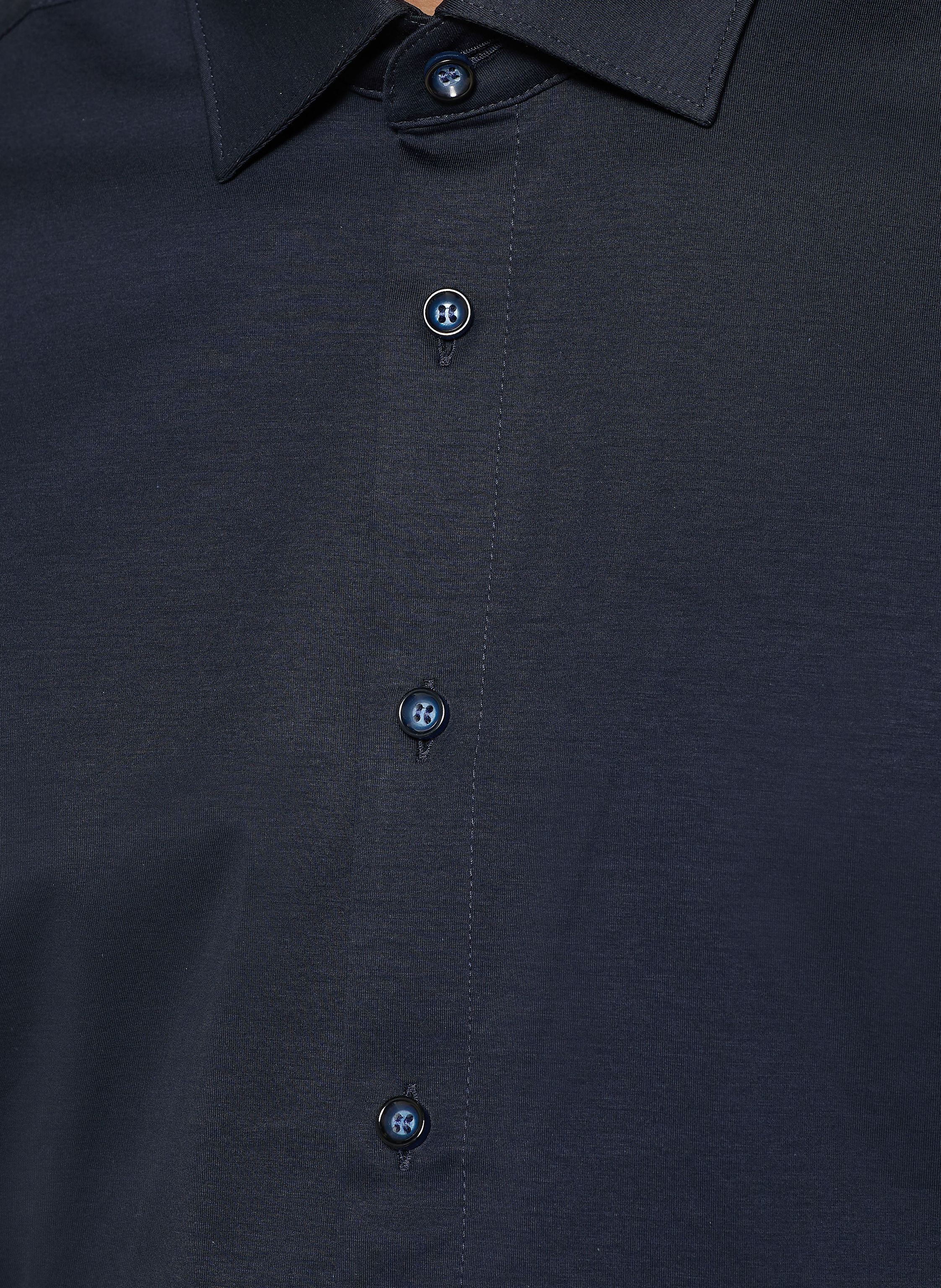 Thumbnail - Olymp Kurzarm-Hemd Level Five 24/Seven Body Fit blau