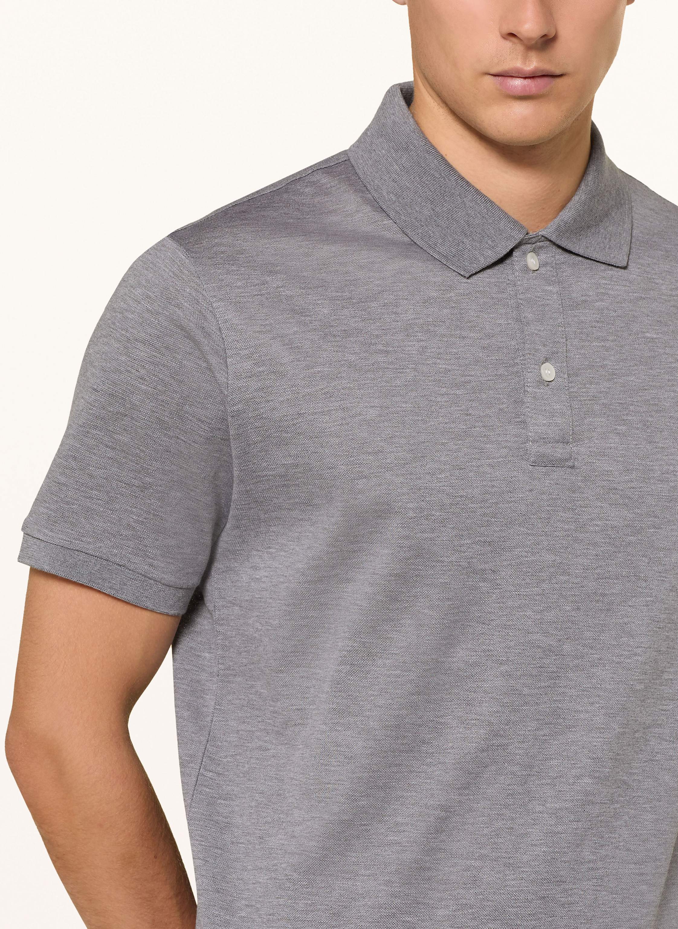 Thumbnail - Paul & Shark Piqué-Poloshirt grau