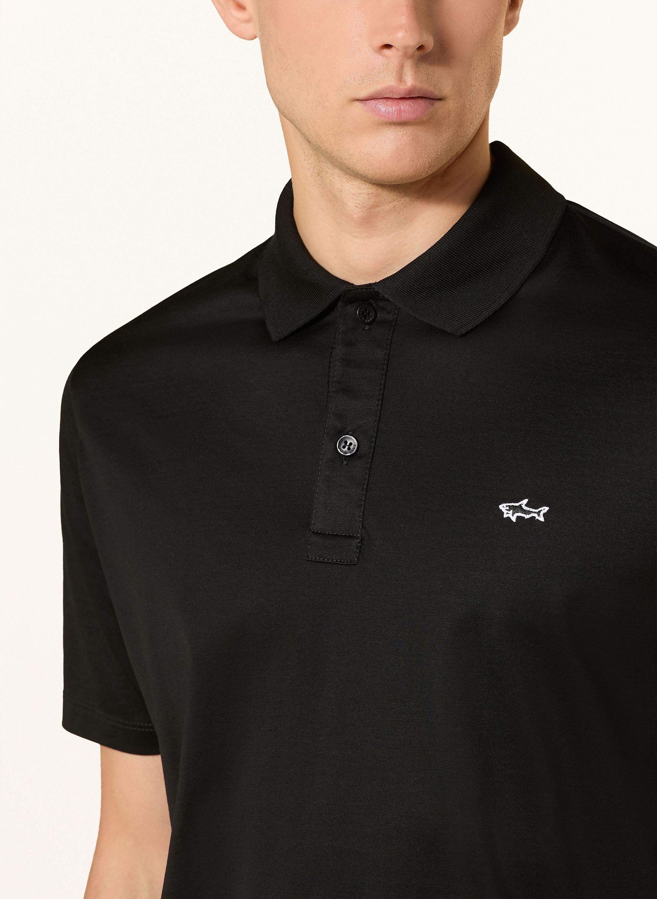 Thumbnail - Paul & Shark Jersey-Poloshirt schwarz