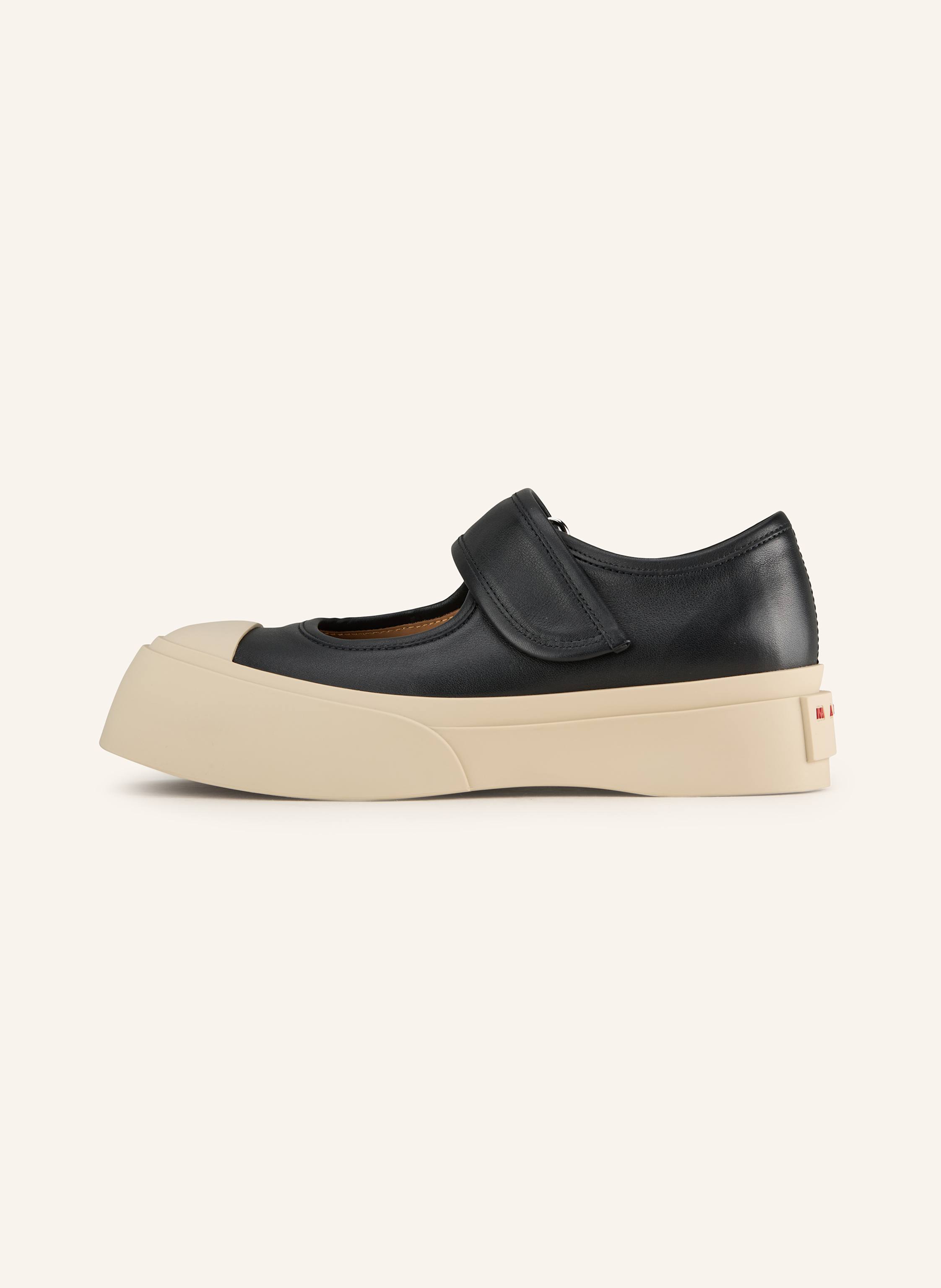 Thumbnail - Marni Plateau-Ballerinas schwarz