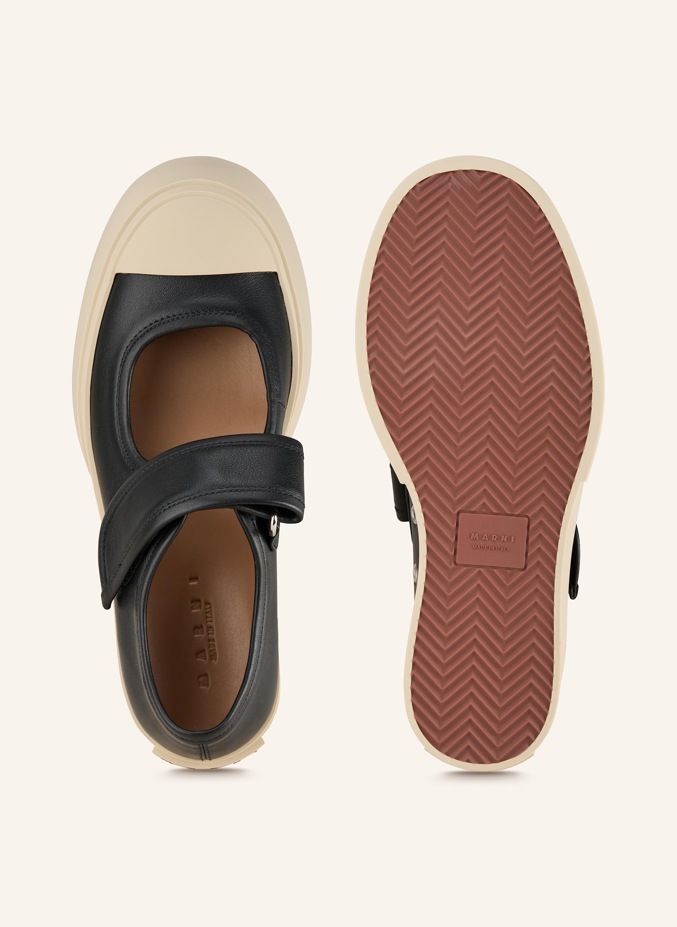 Thumbnail - Marni Plateau-Ballerinas schwarz