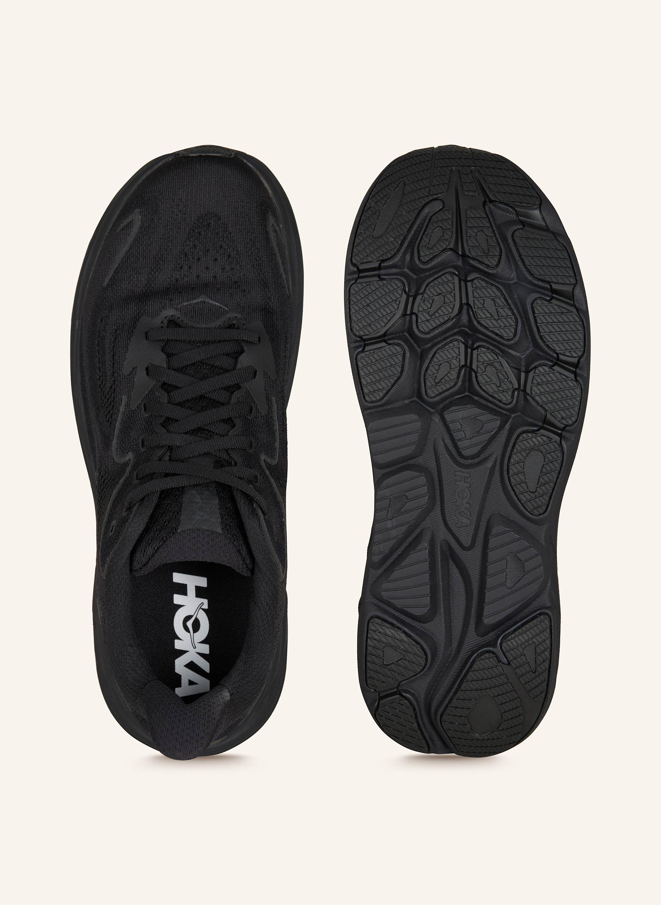 Thumbnail - Hoka Laufschuhe Clifton 10 schwarz