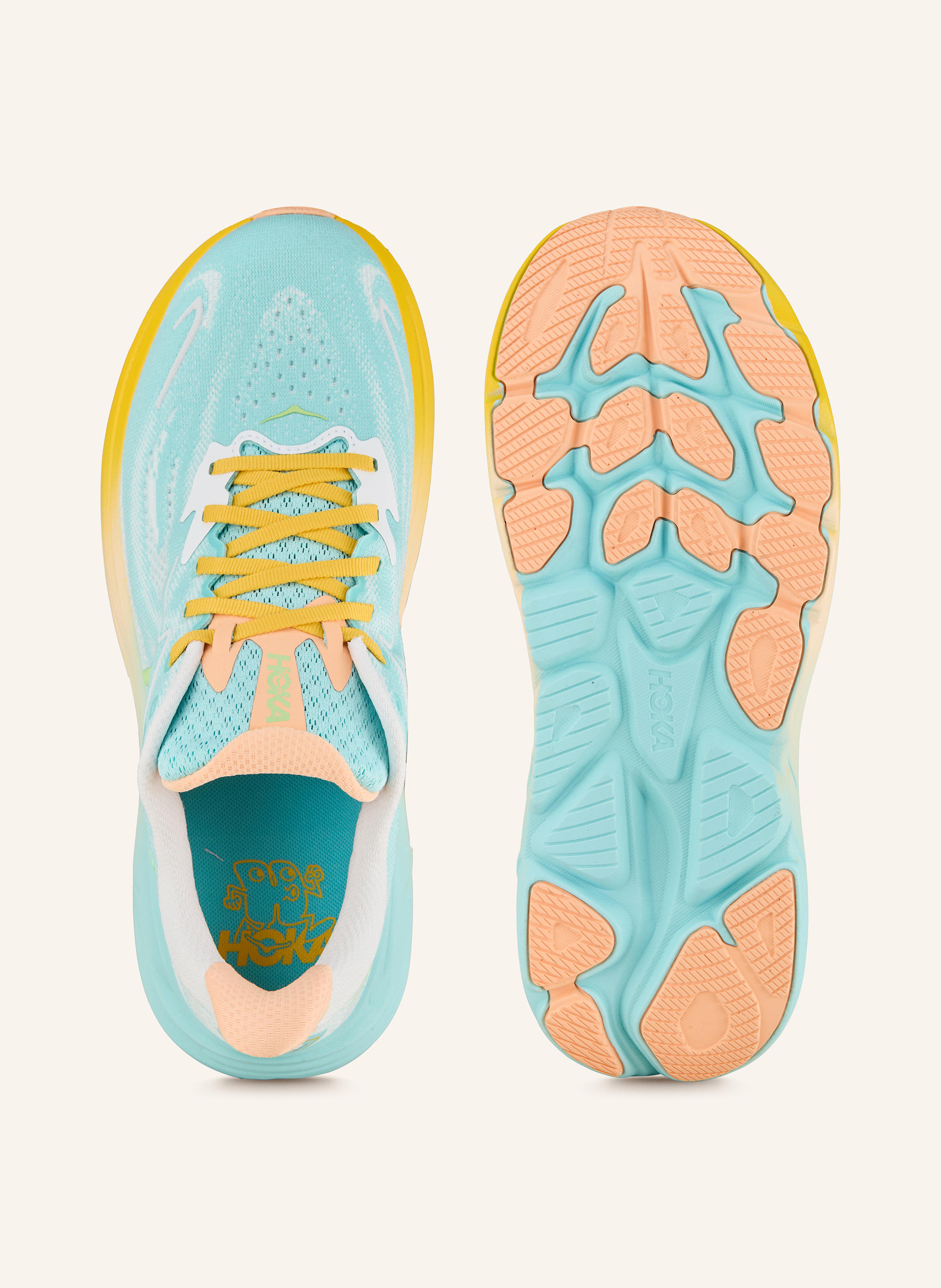 Thumbnail - Hoka Laufschuhe Clifton 10 blau