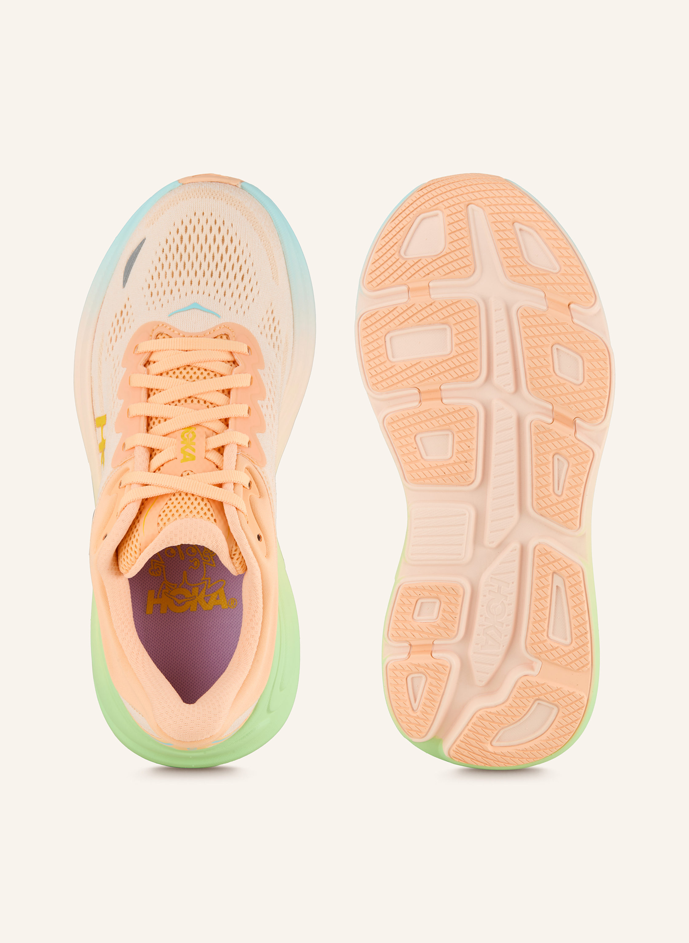 Thumbnail - Hoka Laufschuhe Bondi 9 orange