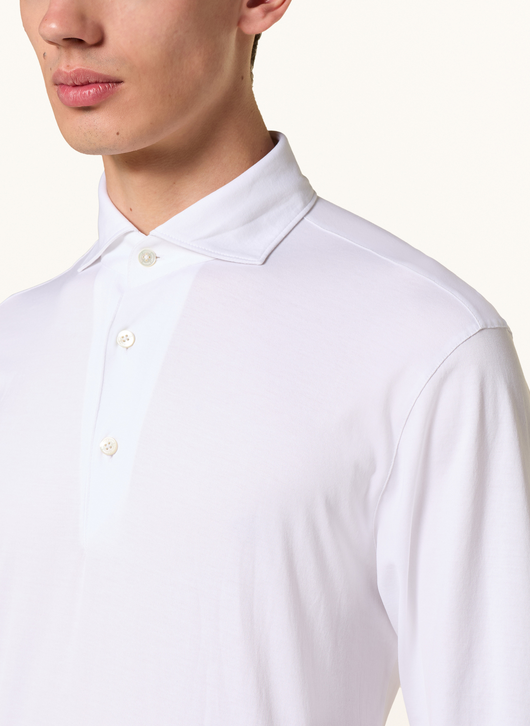 Thumbnail - Stefan Brandt Jersey-Poloshirt weiss