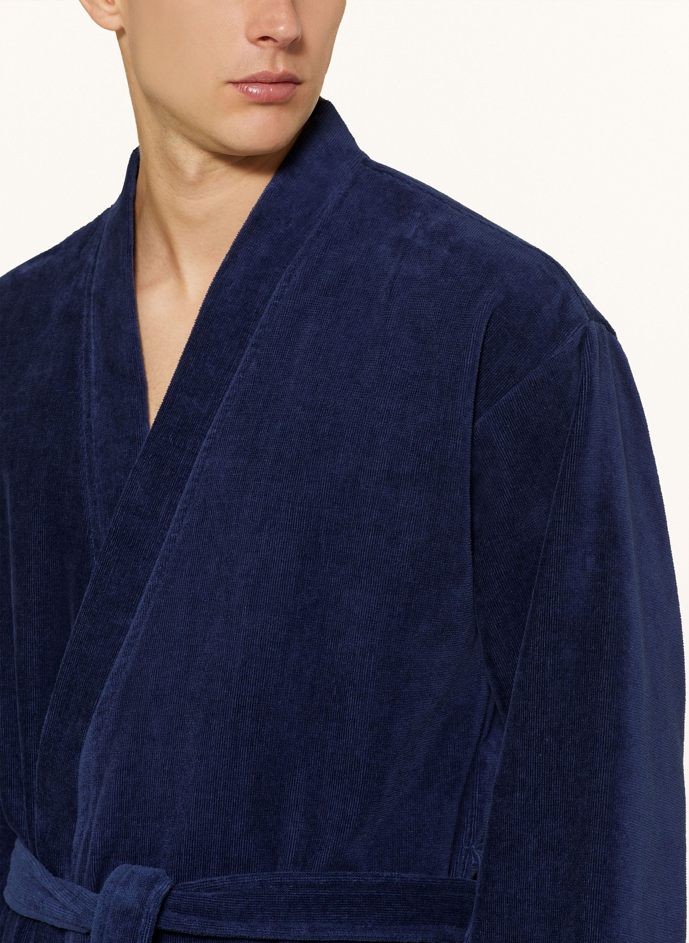 Thumbnail - Calida Herren-Bademantel After Shower blau