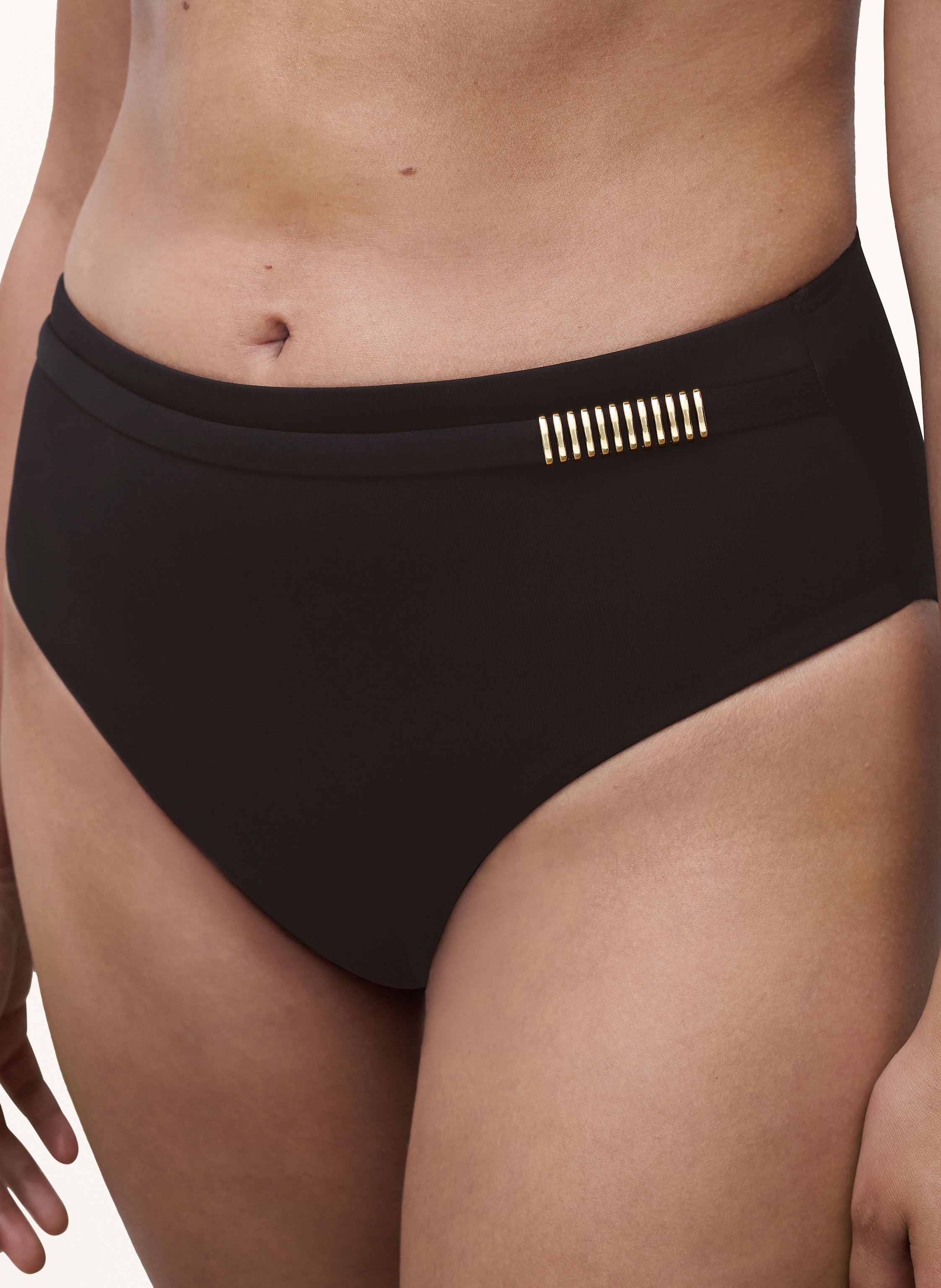 Thumbnail - Chantelle High-Waist-Bikini-Hose Icon schwarz