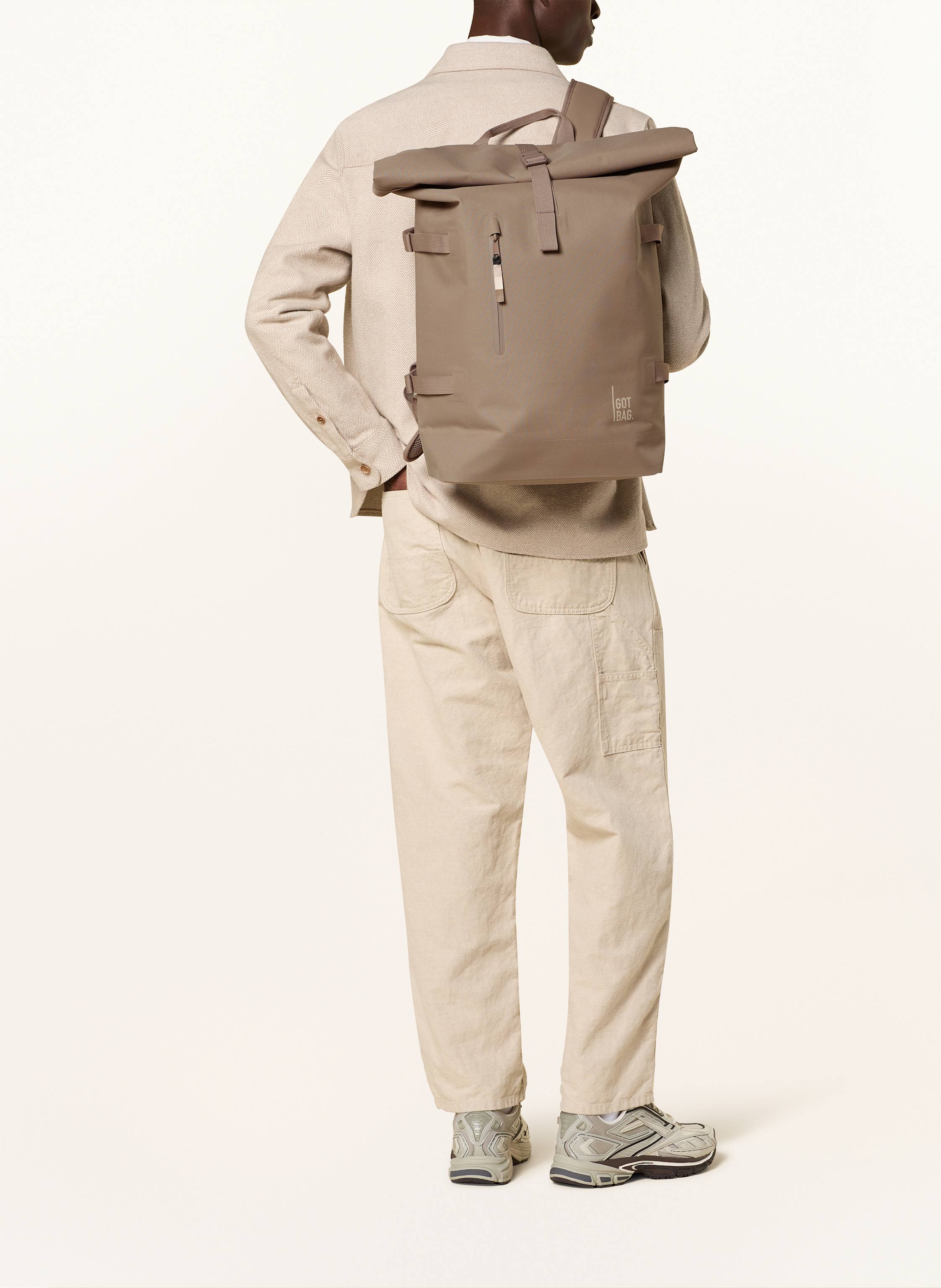 Thumbnail - Got Bag Rucksack Rolltop 2.0 Mit Laptop-Fach beige