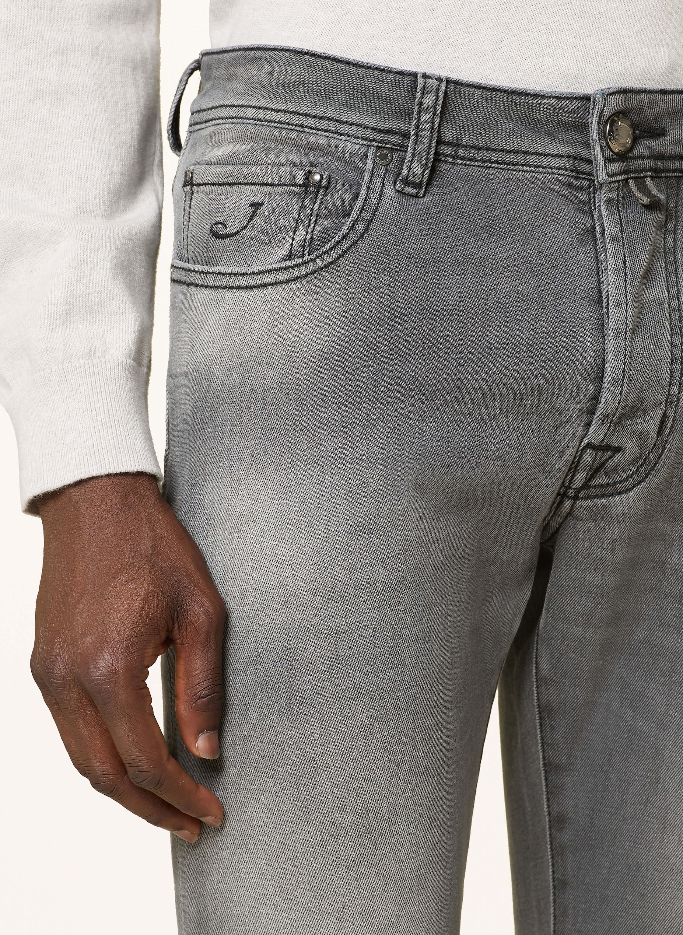 Thumbnail - Jacob Cohen Jeans Bard Slim Fit grau