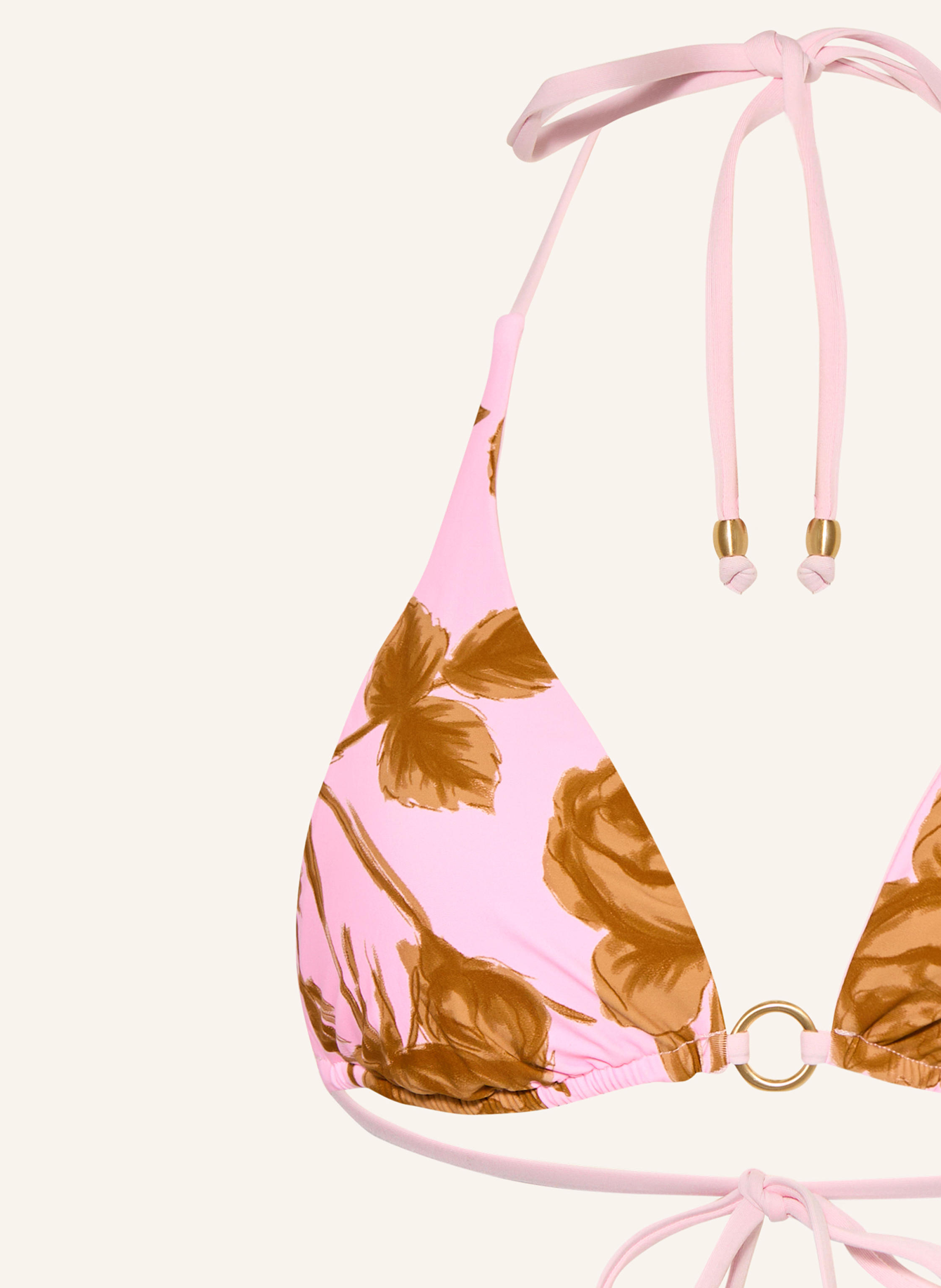 Thumbnail - Seafolly Triangel-Bikini-Top Rococo Zum Wenden rosa