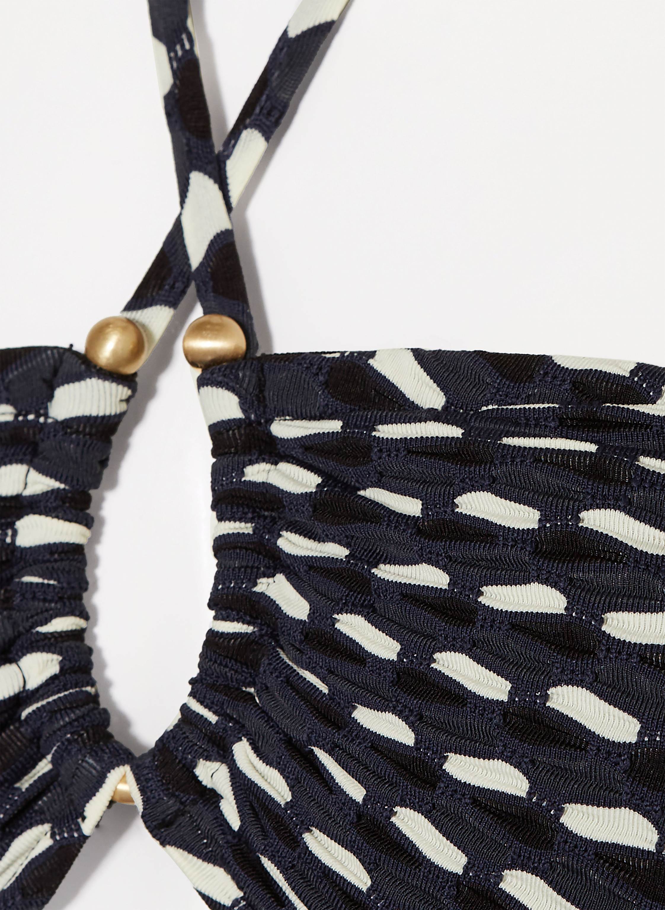 Thumbnail - Seafolly Bandeau-Bikini-Top Mala schwarz