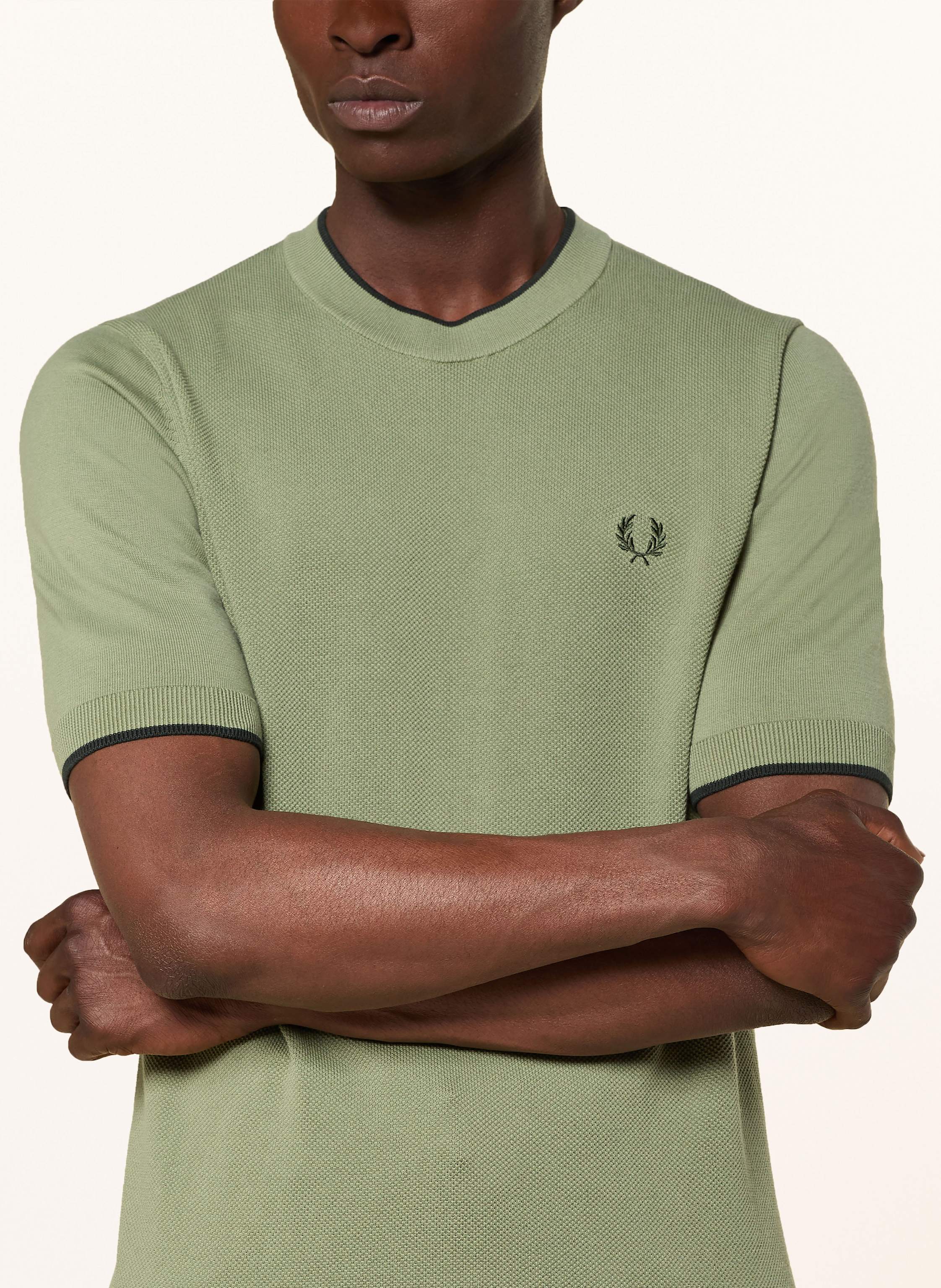 Thumbnail - Fred Perry Strickshirt gruen