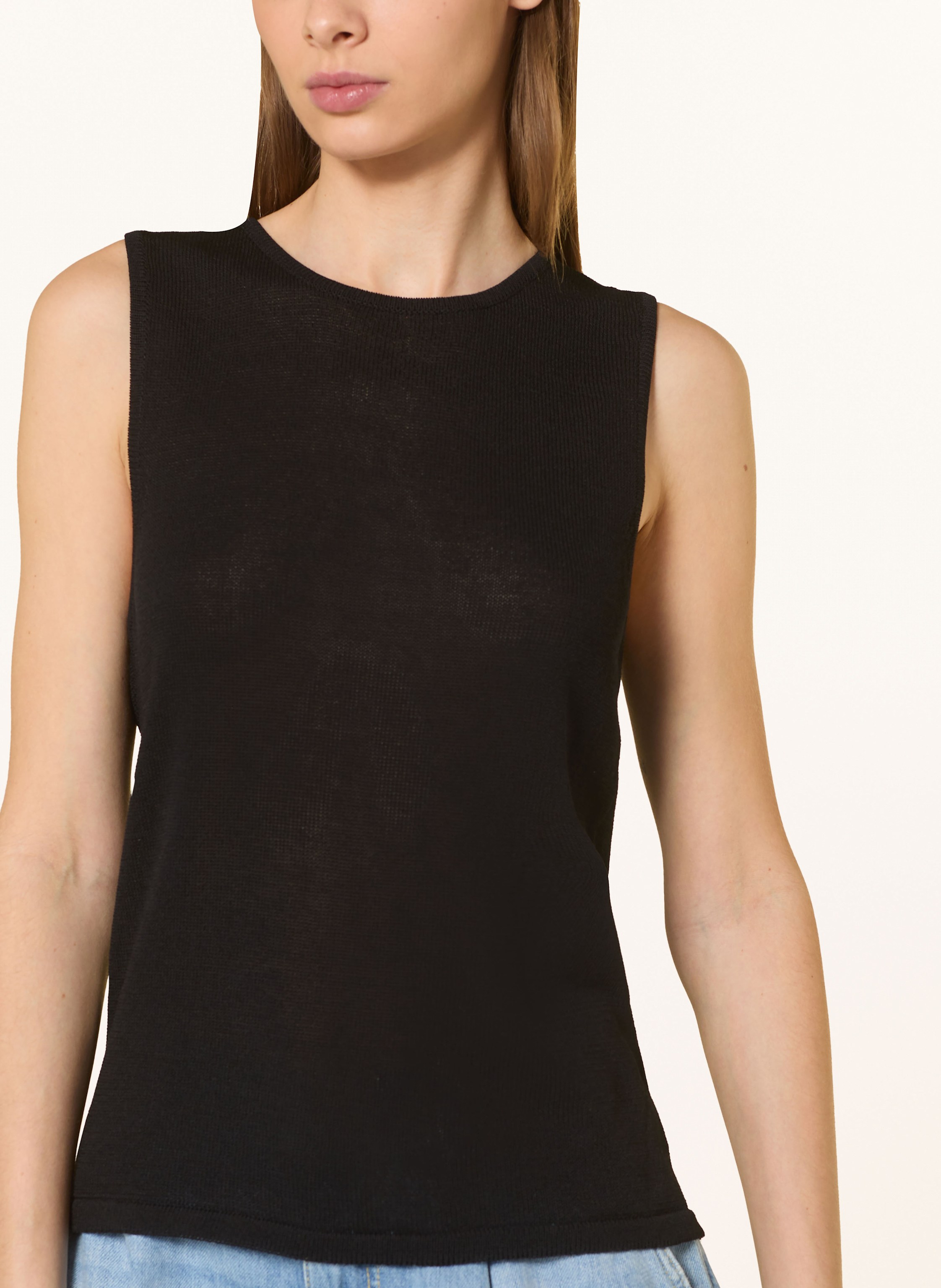 Thumbnail - Selected Femme Stricktop schwarz
