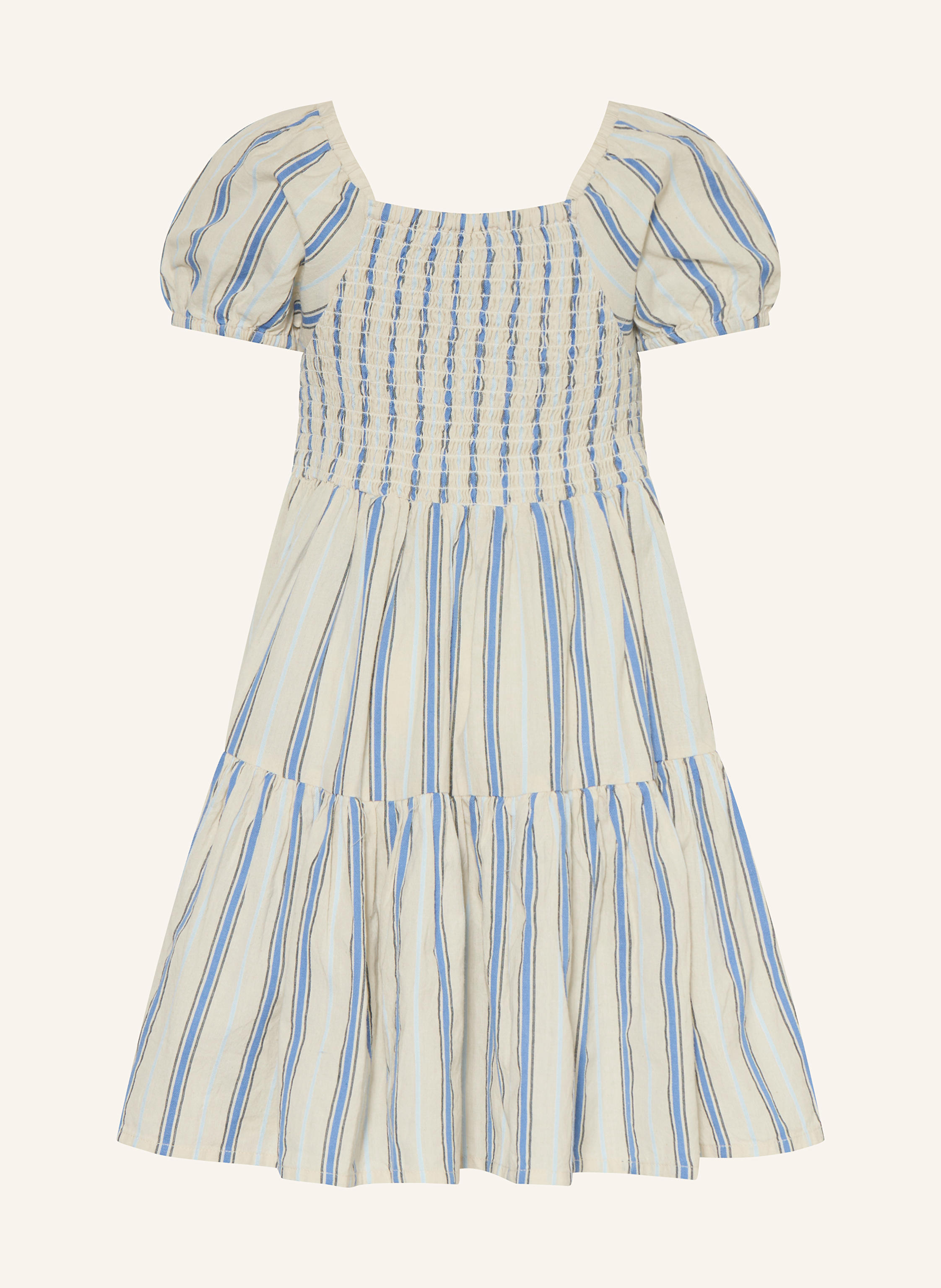 Marmar Kleid Dyman Mit Rüschen weiss