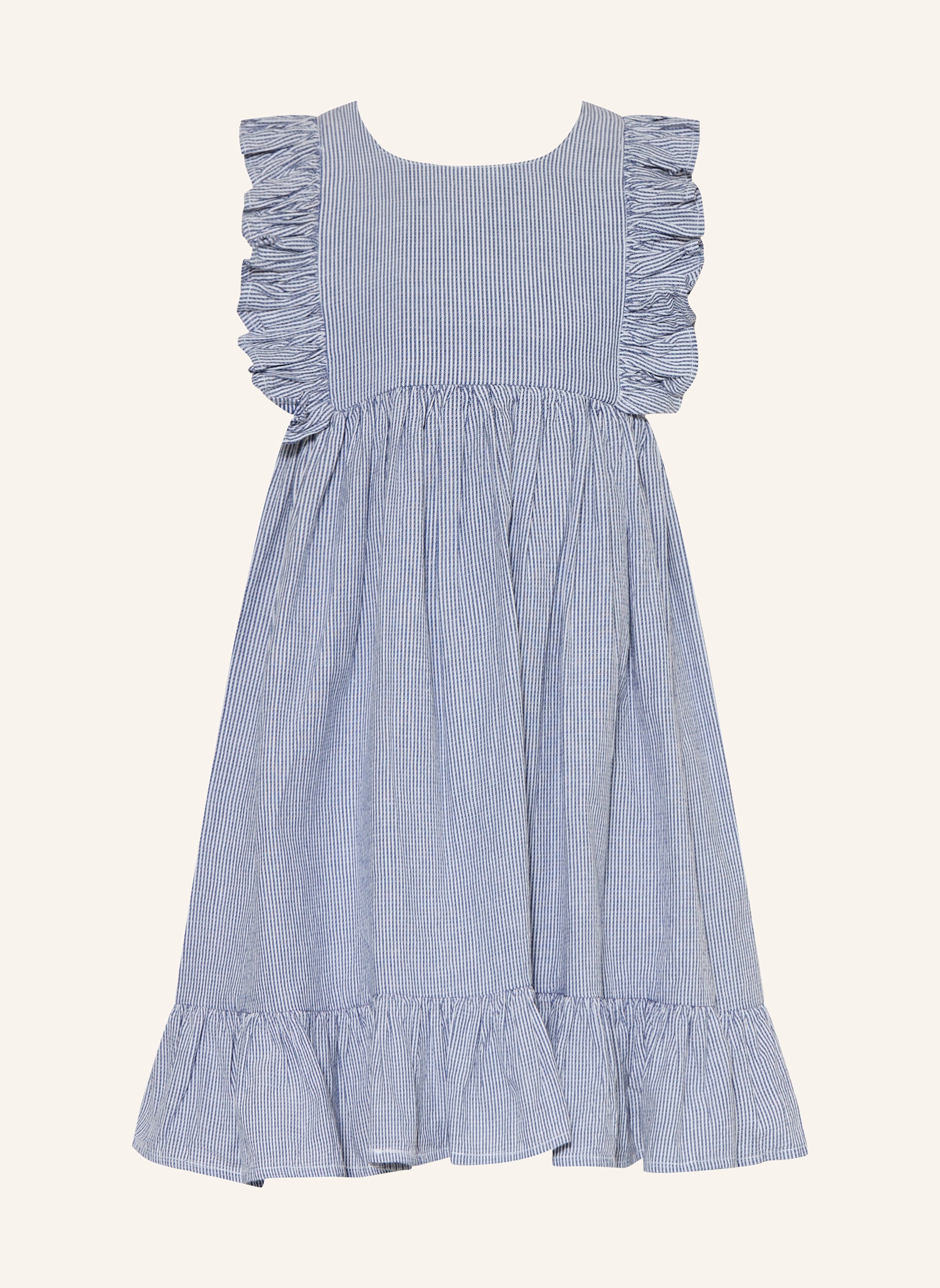 Marmar Kleid Danita Mit Rüschen blau