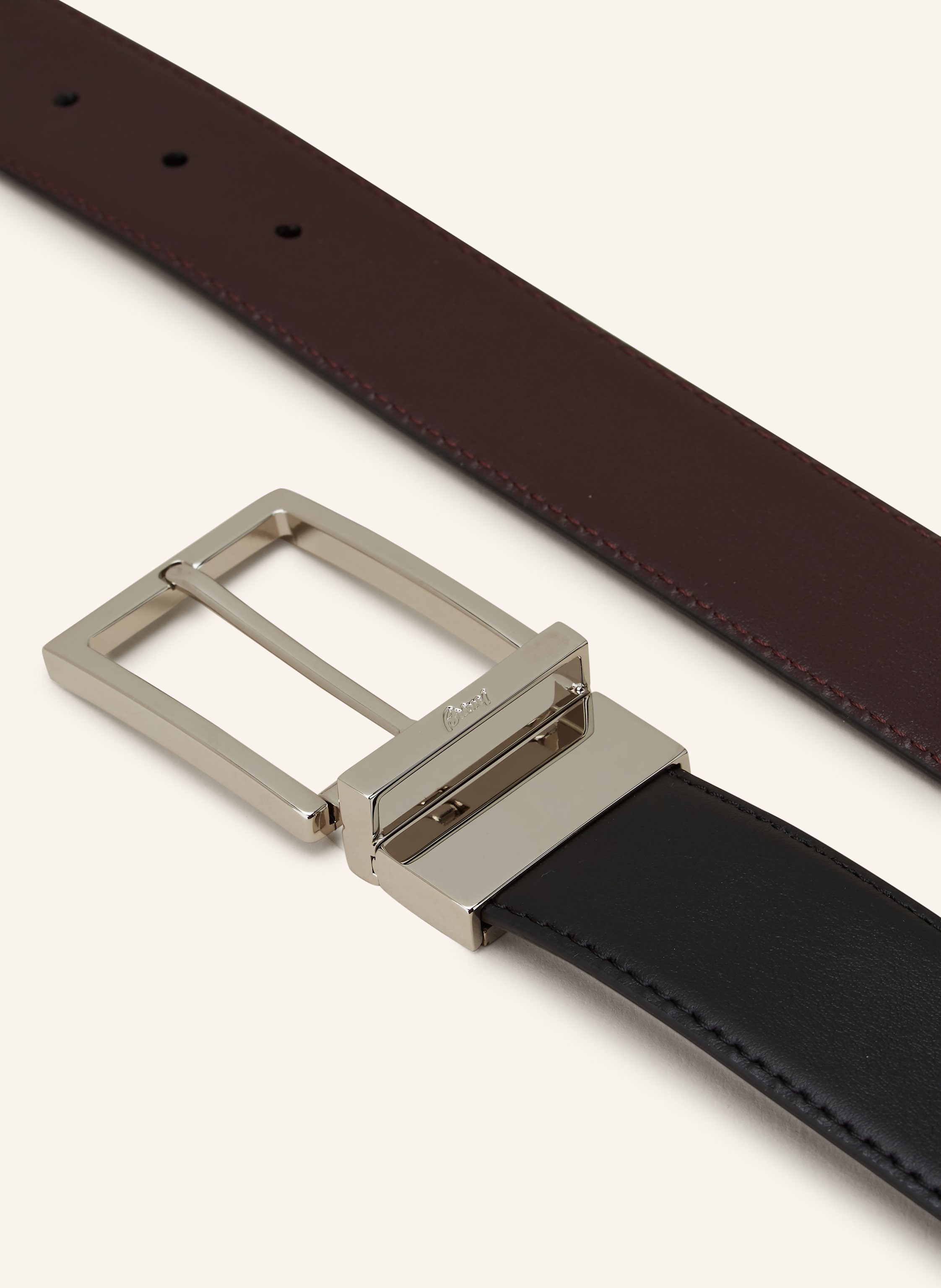 Thumbnail - Brioni Ledergürtel schwarz