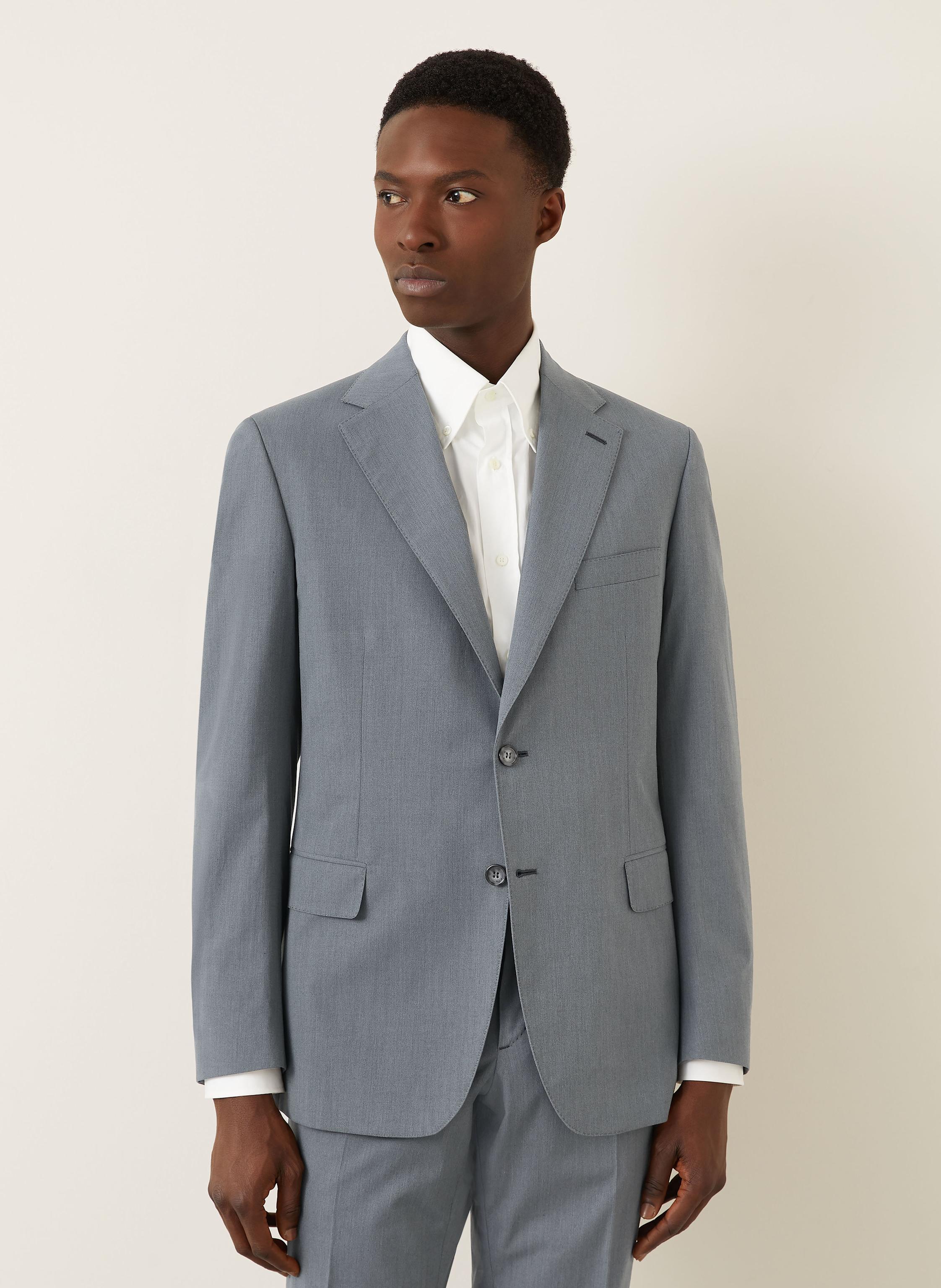 Thumbnail - Brioni Anzug Abito Mit Seide Extra Slim Fit grau
