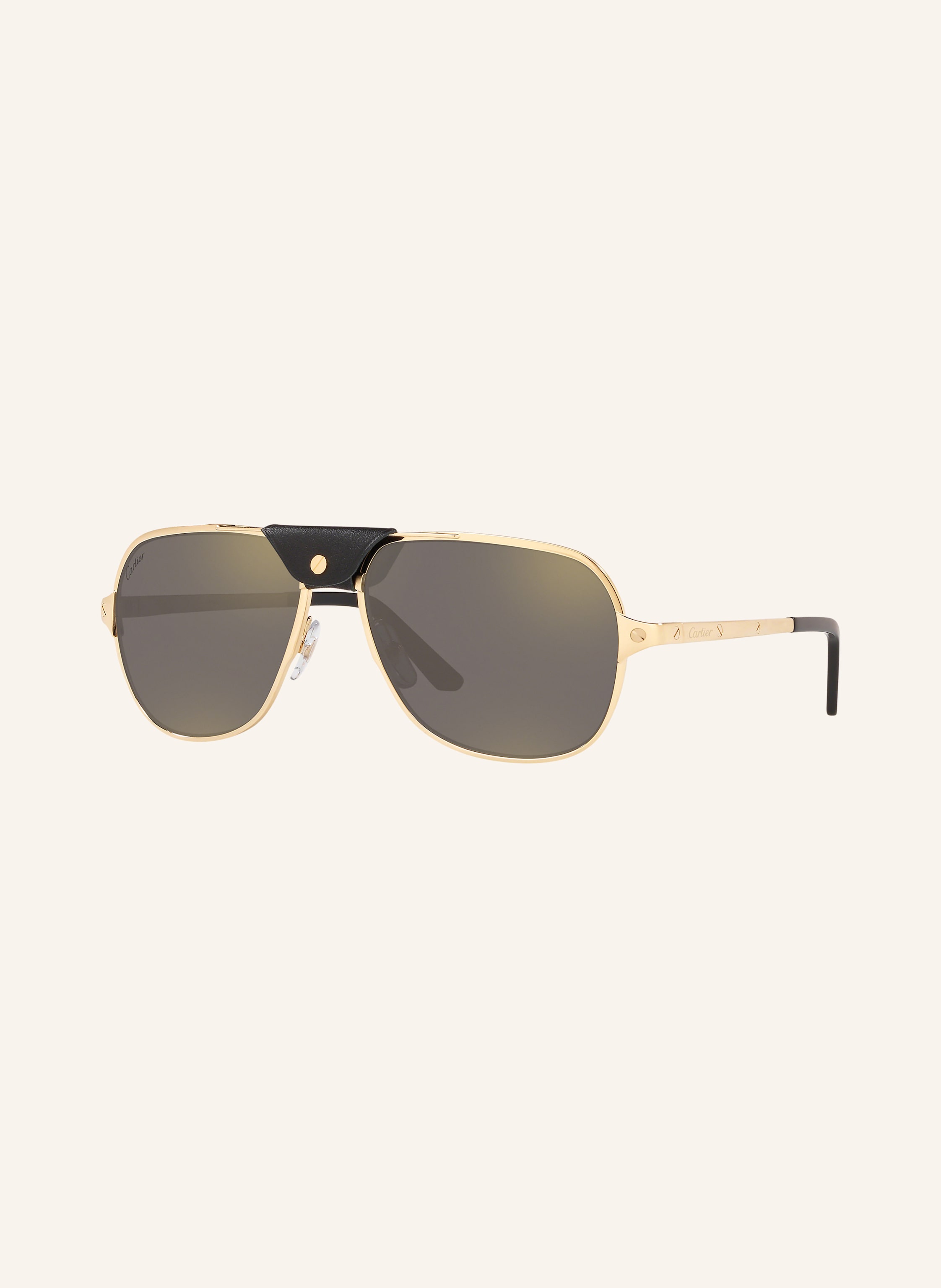Cartier Cartier Sonnenbrille ct0165s gold in 2300L1 - GOLD/ GRAU POLARISIERT