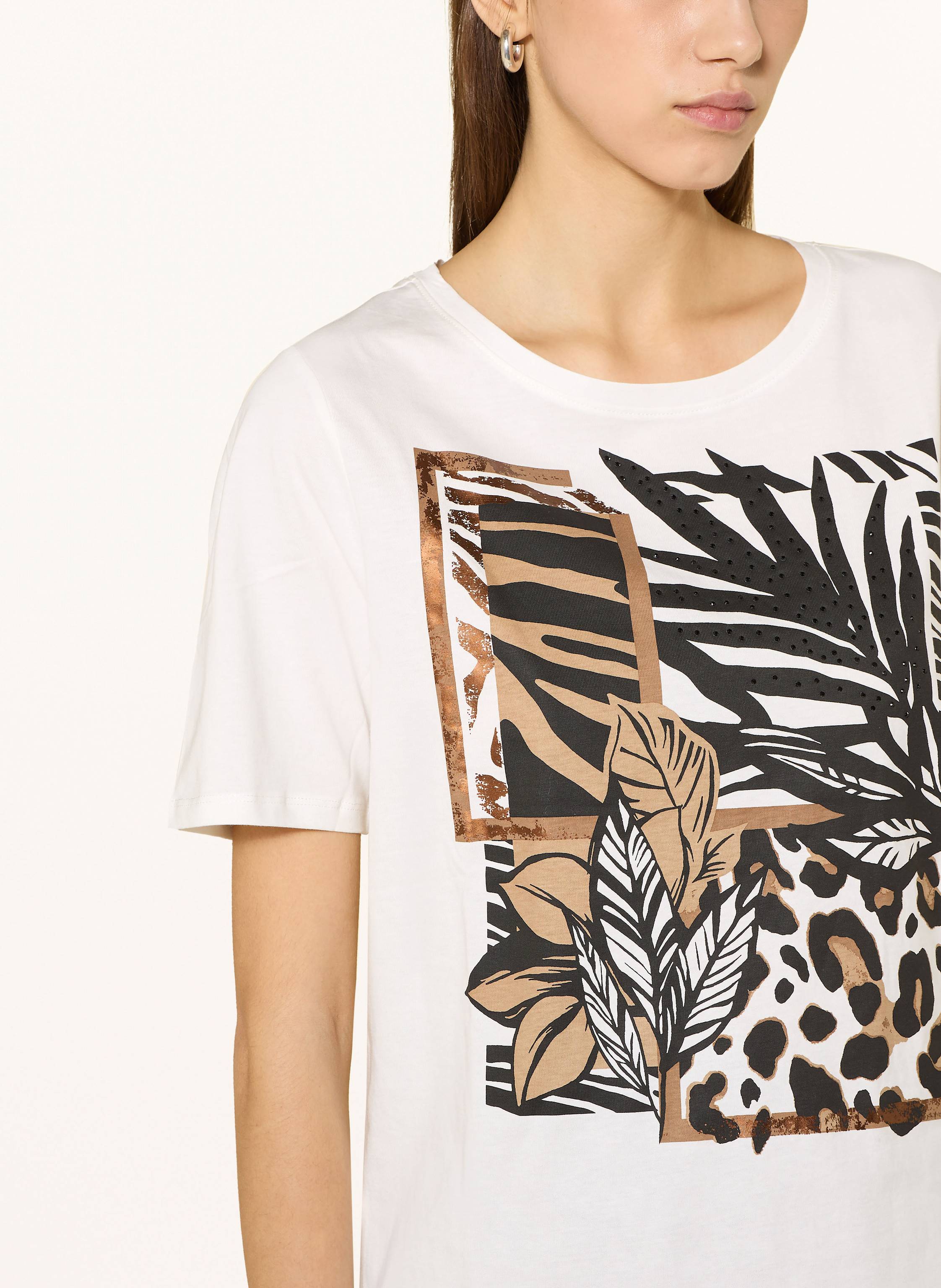 Thumbnail - Betty Barclay T-Shirt Mit Schmucksteinen beige