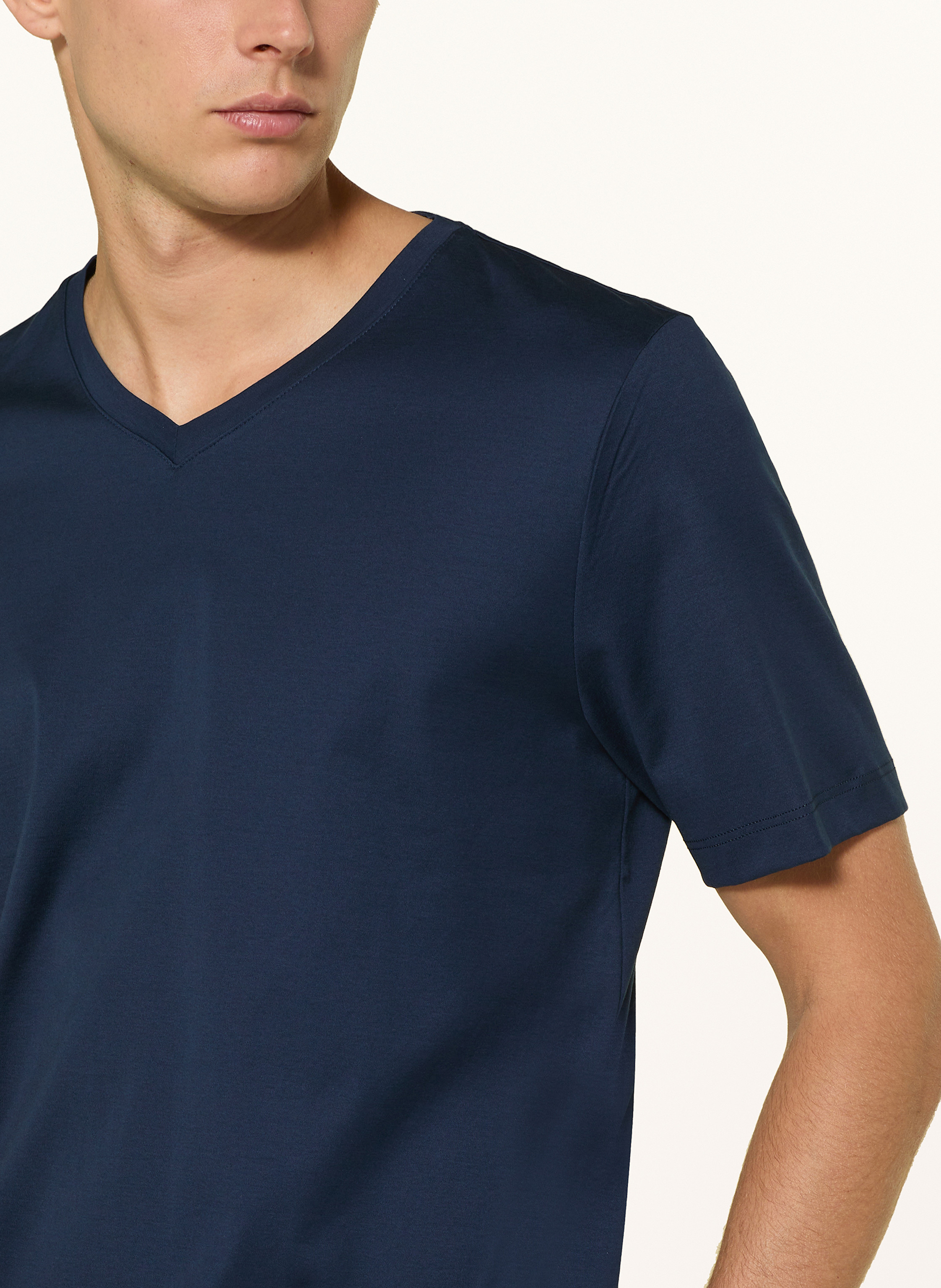 Thumbnail - Hanro Shorty-Schlafanzug Night Selection blau