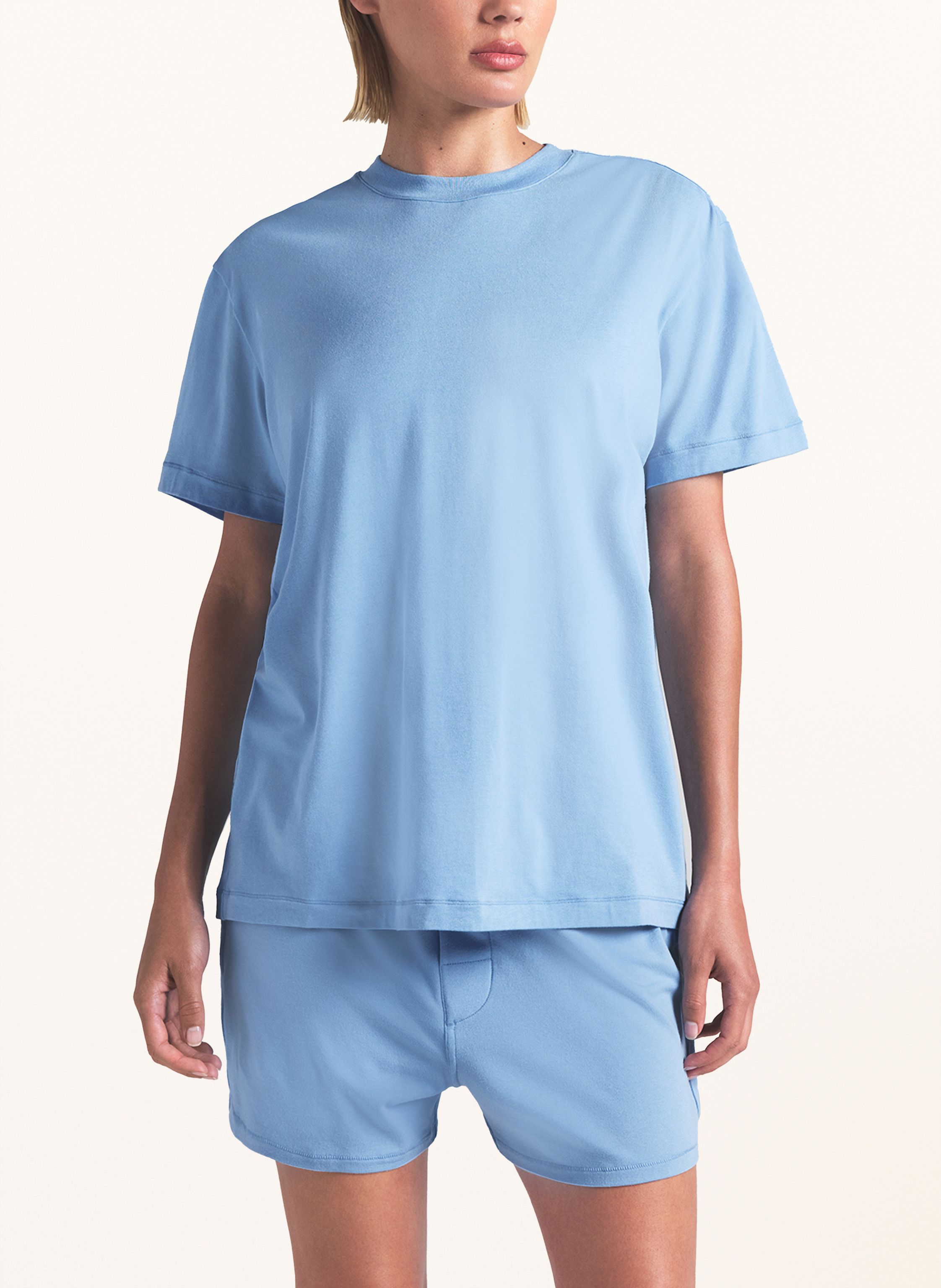 Thumbnail - Skims Lounge-Shirt Boyfriend blau